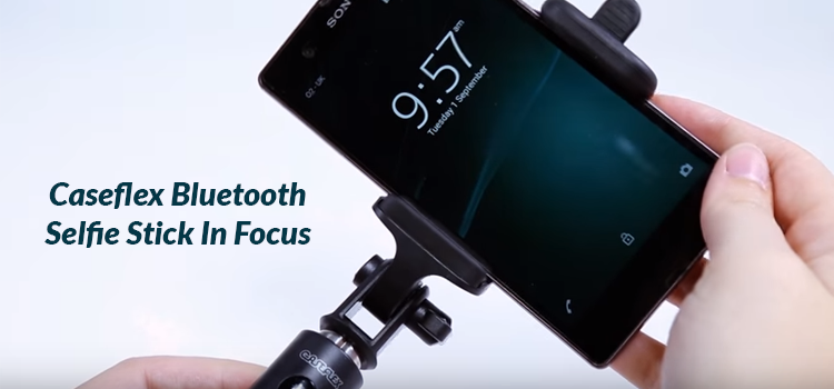 Caseflex Bluetooth Selfie Stick In Focus