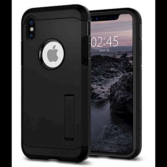 Spigen Slim Armour Case For iPhone X - Black
