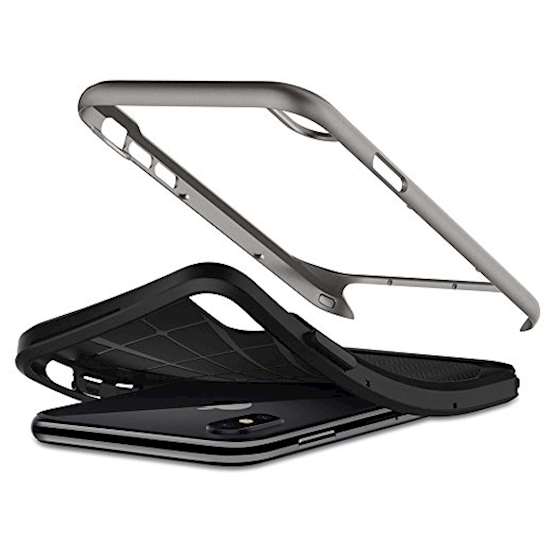 Spigen iPhone X Neo Hybrid Case - Gunmetal