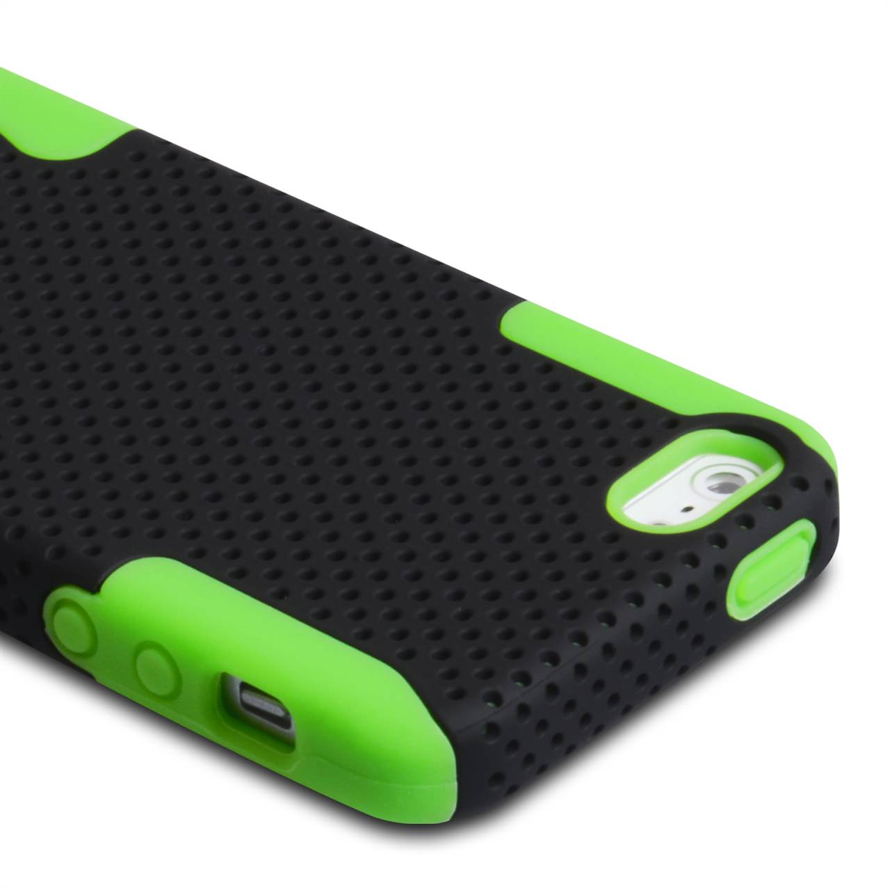 YouSave Accessories iPhone 5 / 5S Green Mesh Combo Case