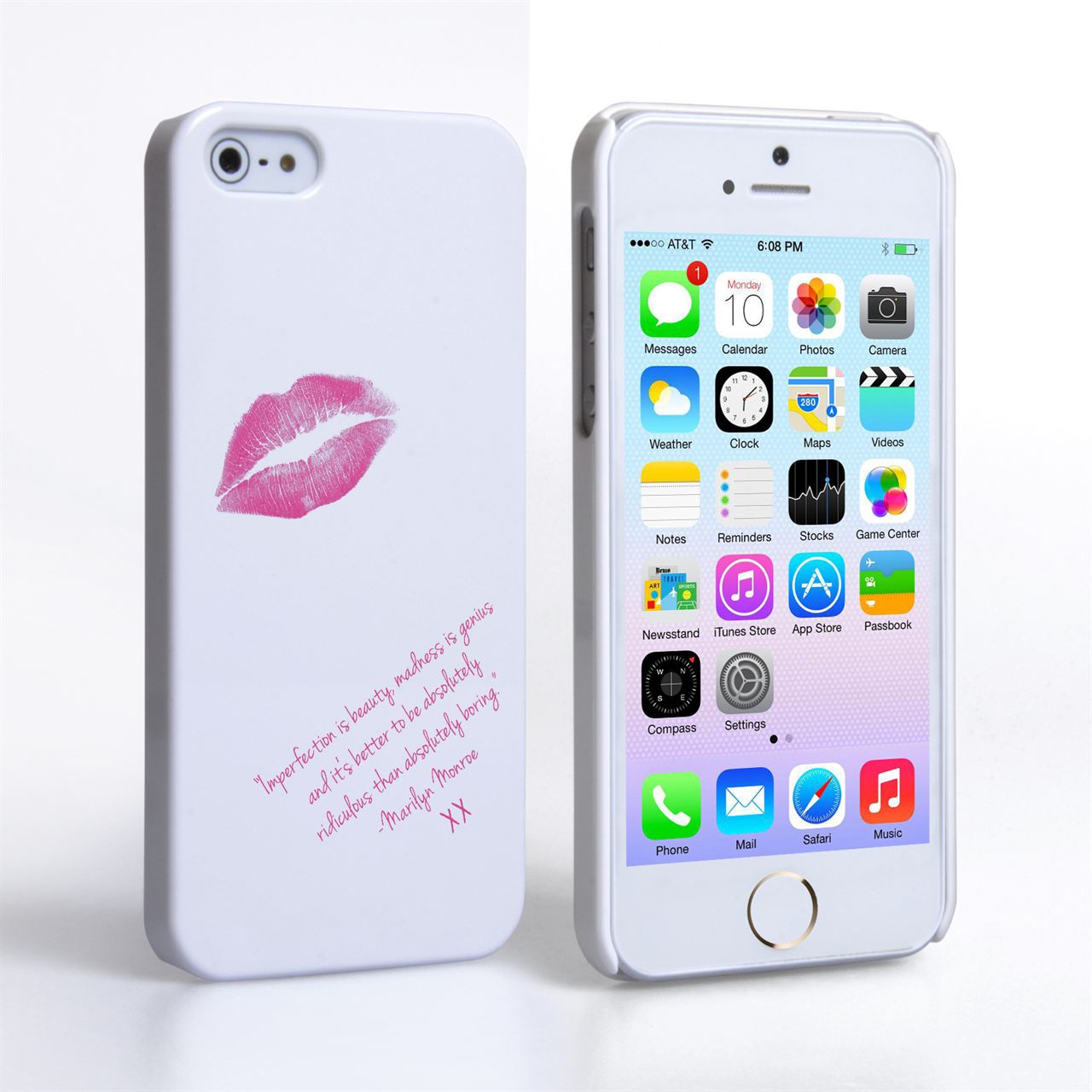 Caseflex iPhone 5 / 5S Marilyn Monroe Quote Hard Case 