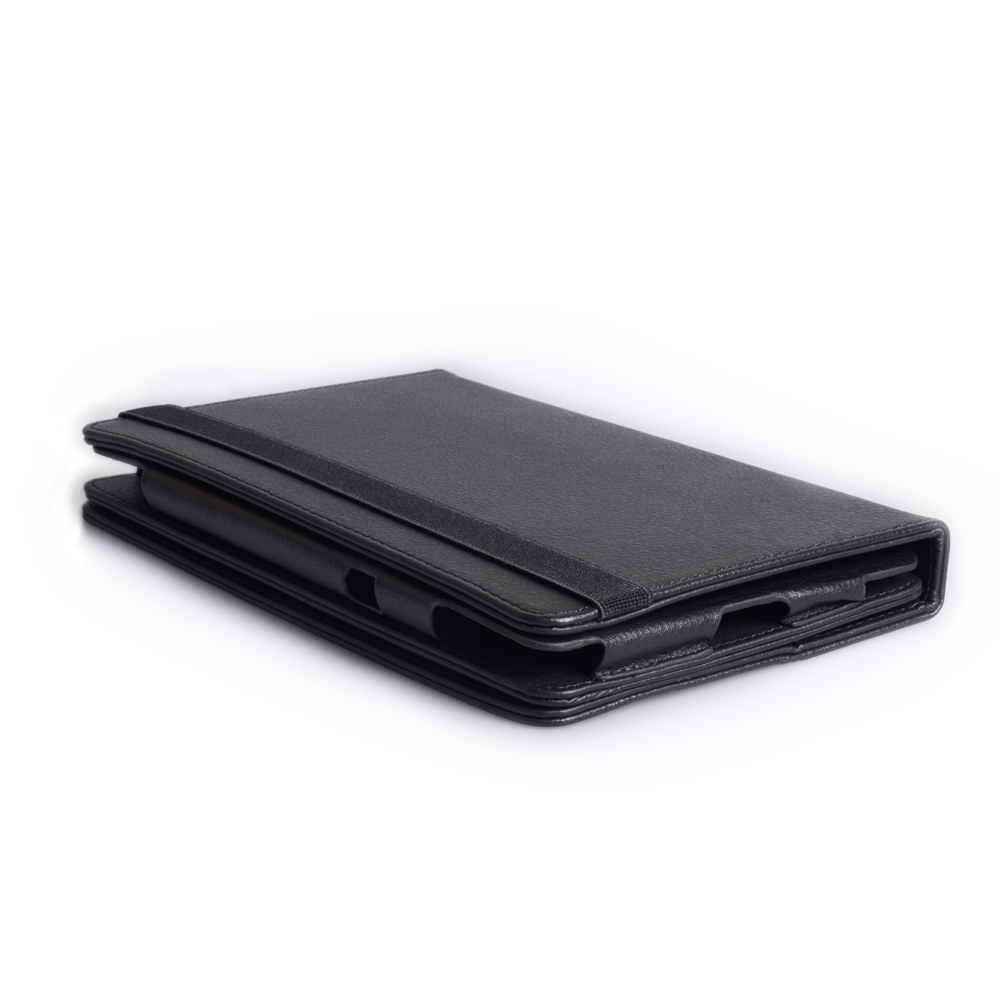 Caseflex Nexus 7 Textured Faux Leather 360 Rotating Stand Case - Black