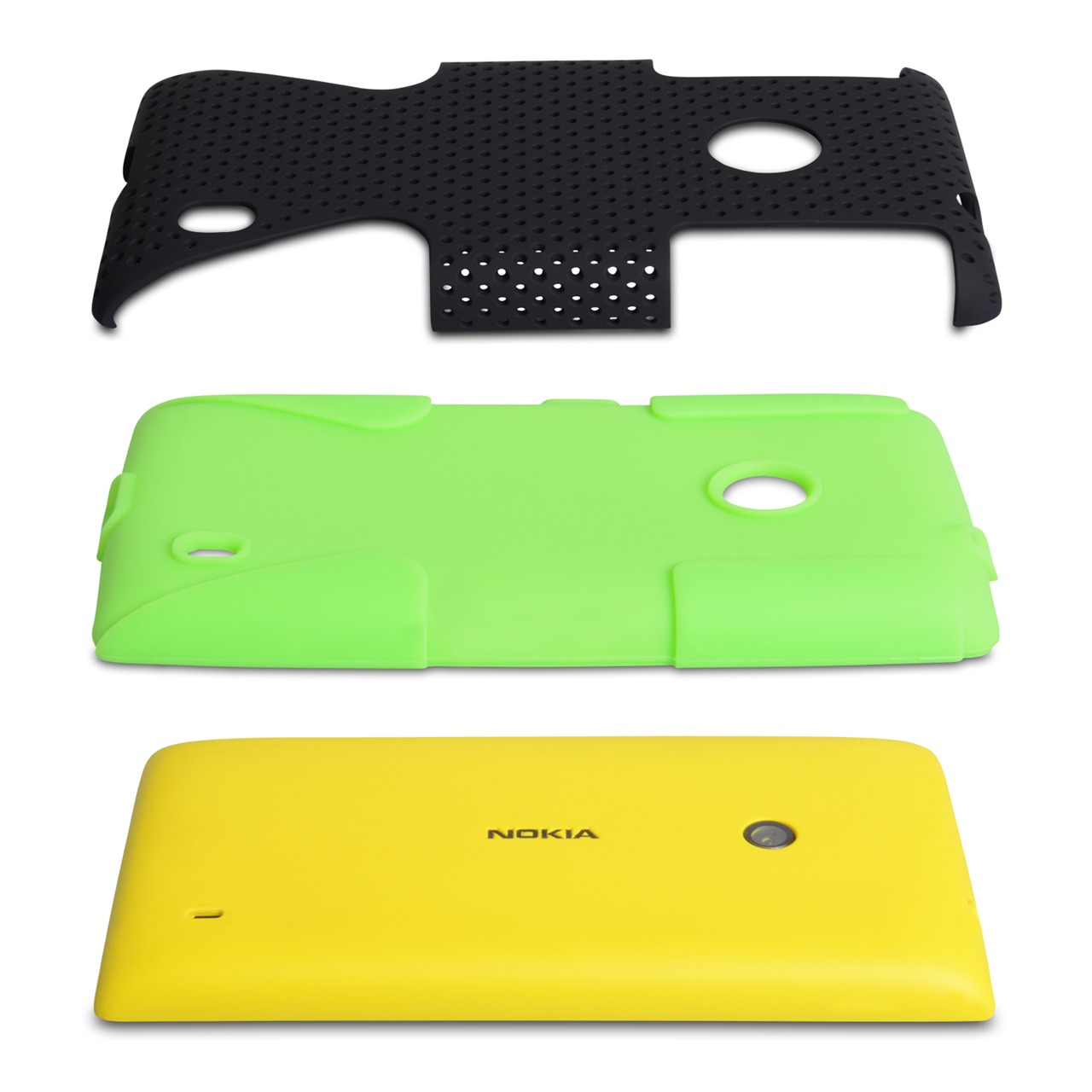 YouSave Accessories Nokia Lumia 520 Mesh Combo Case - Green