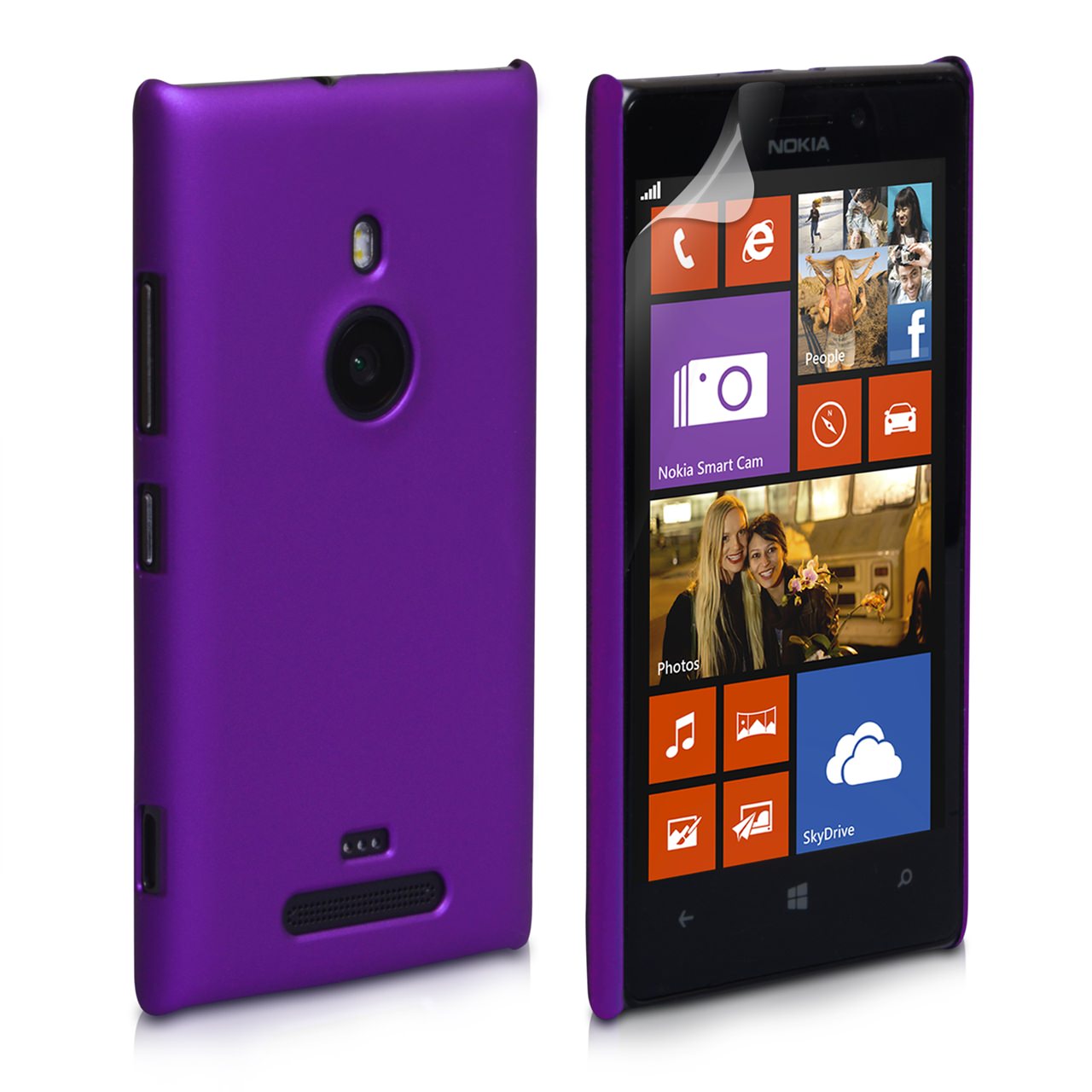 YouSave Accessories Nokia Lumia 925 Hard Hybrid Case - Purple