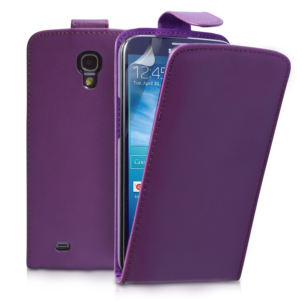 YouSave Samsung Galaxy Mega 6.3 Leather Effect Flip Case - Purple