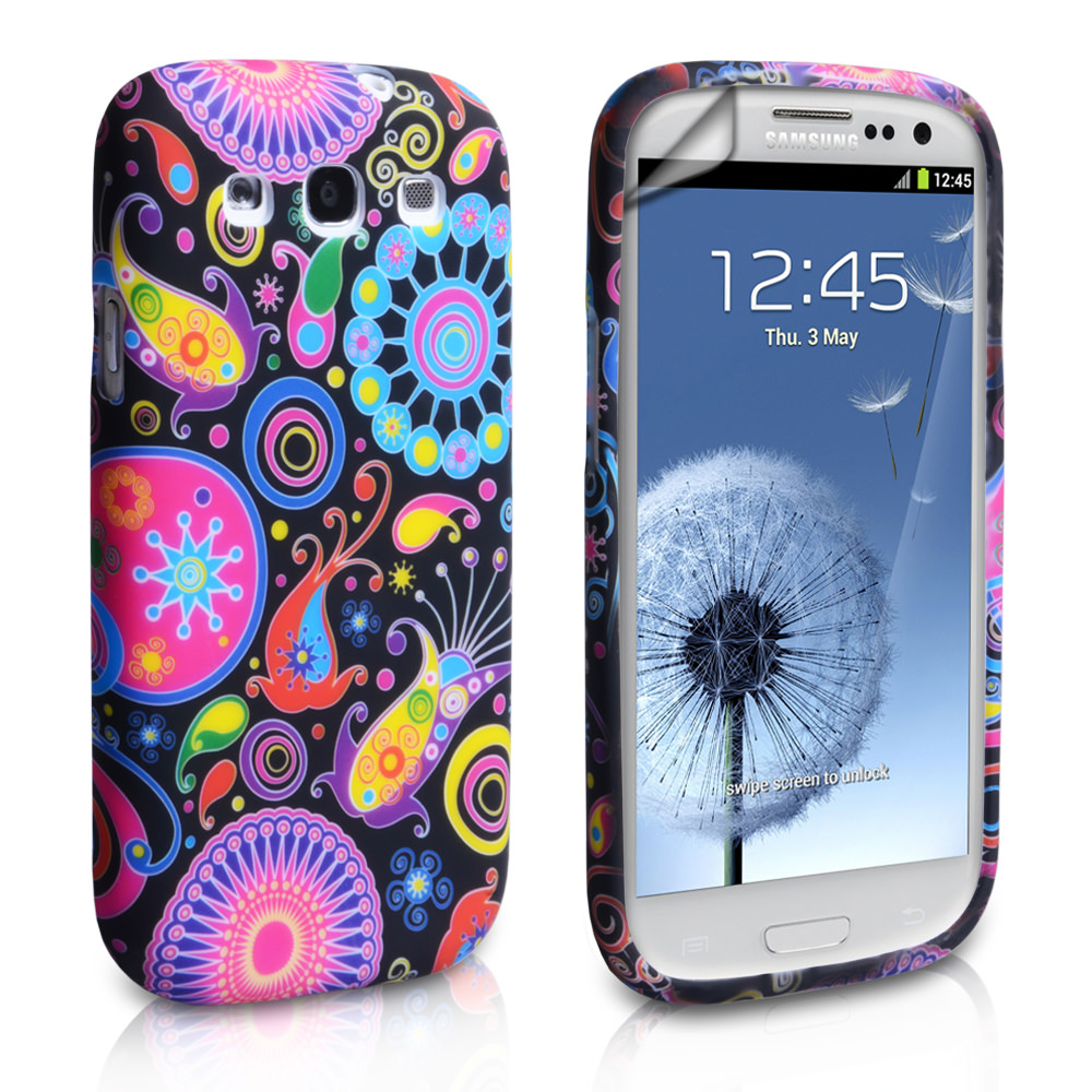 YouSave Accessories Samsung Galaxy S3 Jellyfish Gel Case - Black
