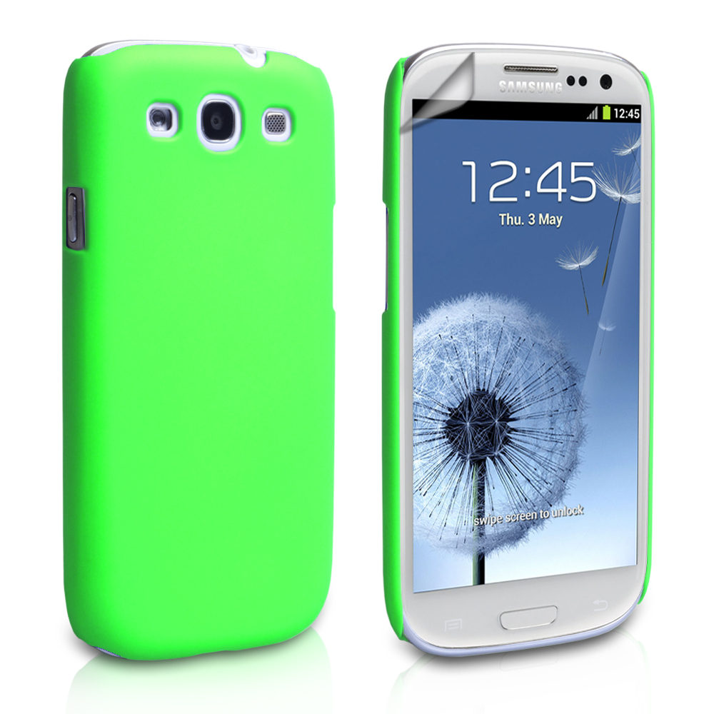YouSave Accessories Samsung Galaxy S3 Hard Hybrid Case - Green