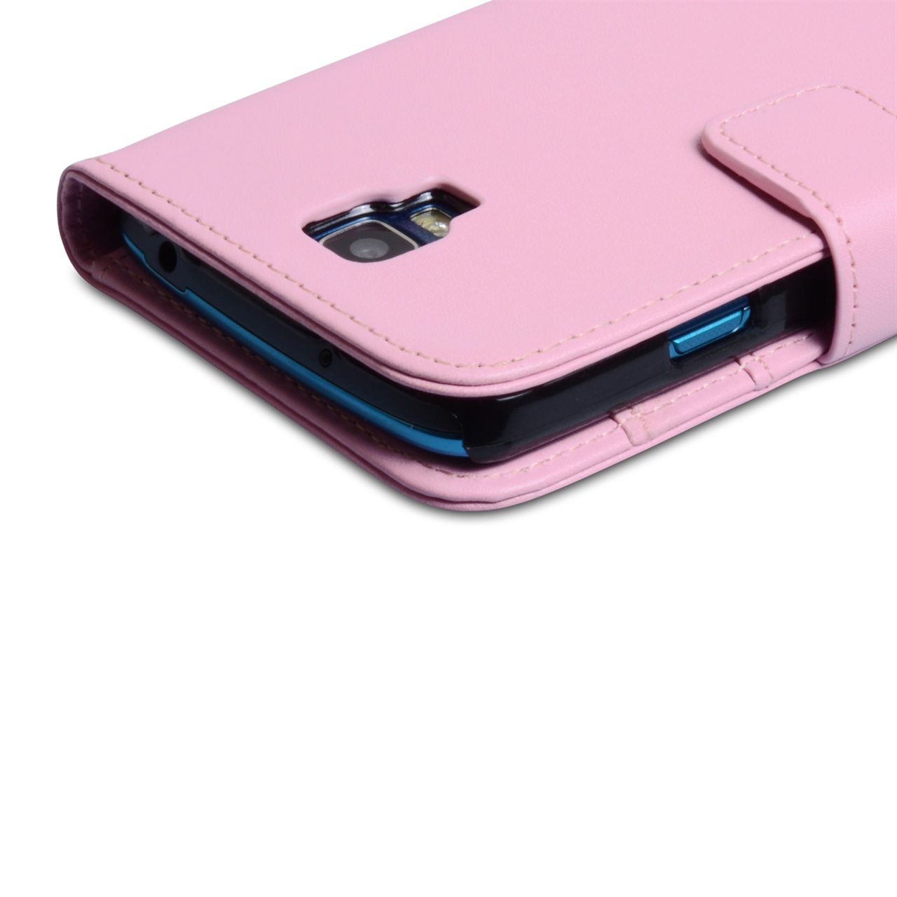 YouSave Samsung Galaxy S4 Active Leather Effect Wallet Case Baby Pink