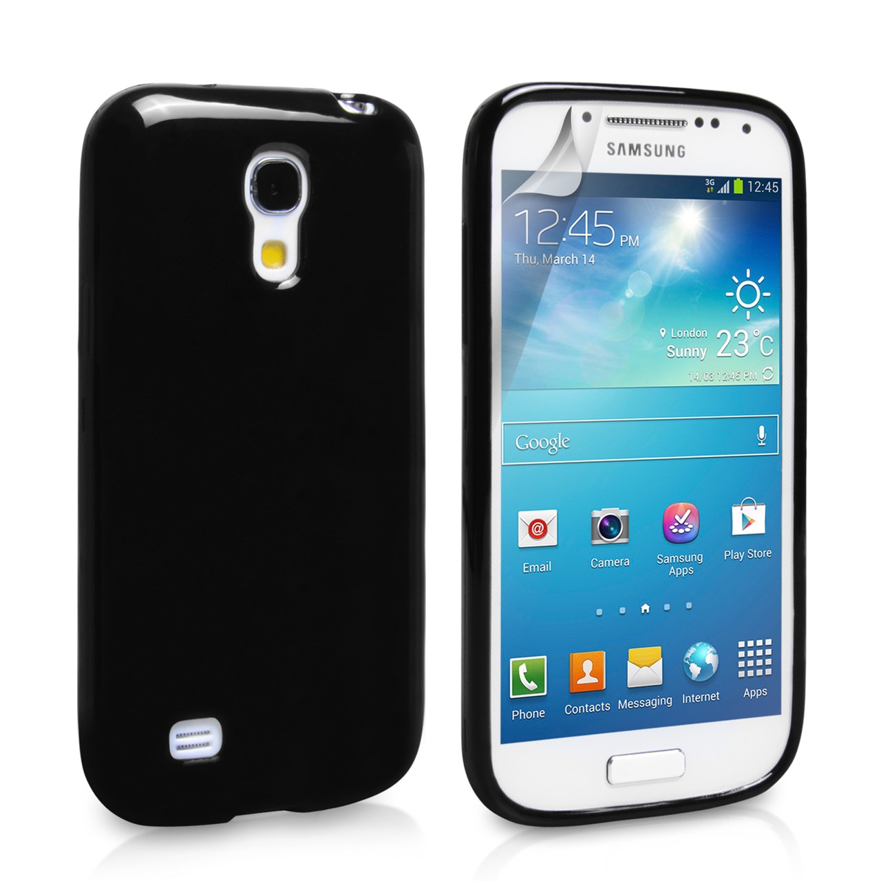 Yousave Accessories Samsung Galaxy S4 Mini Gel Case Black