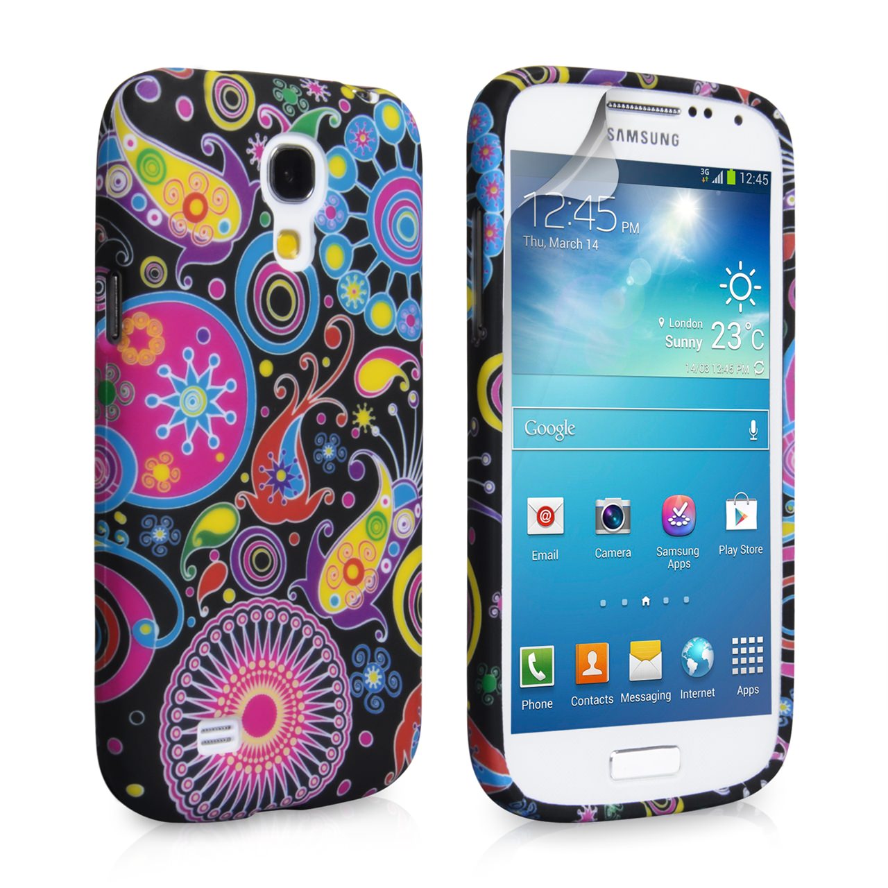 Yousave Accessories Samsung Galaxy S4 Mini Jellyfish Silicone Gel Case