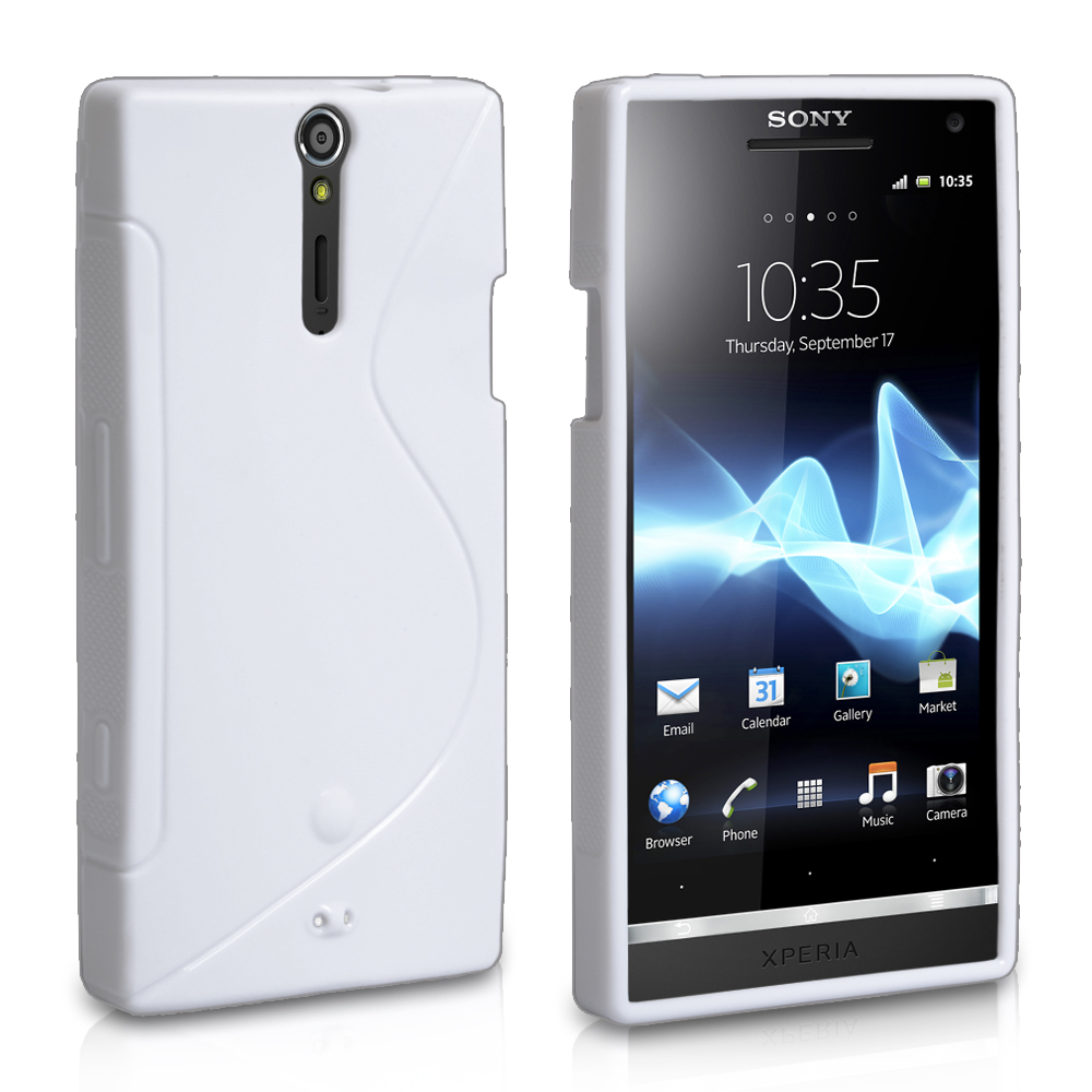 Caseflex Sony Xperia S S-Line Gel Case - White