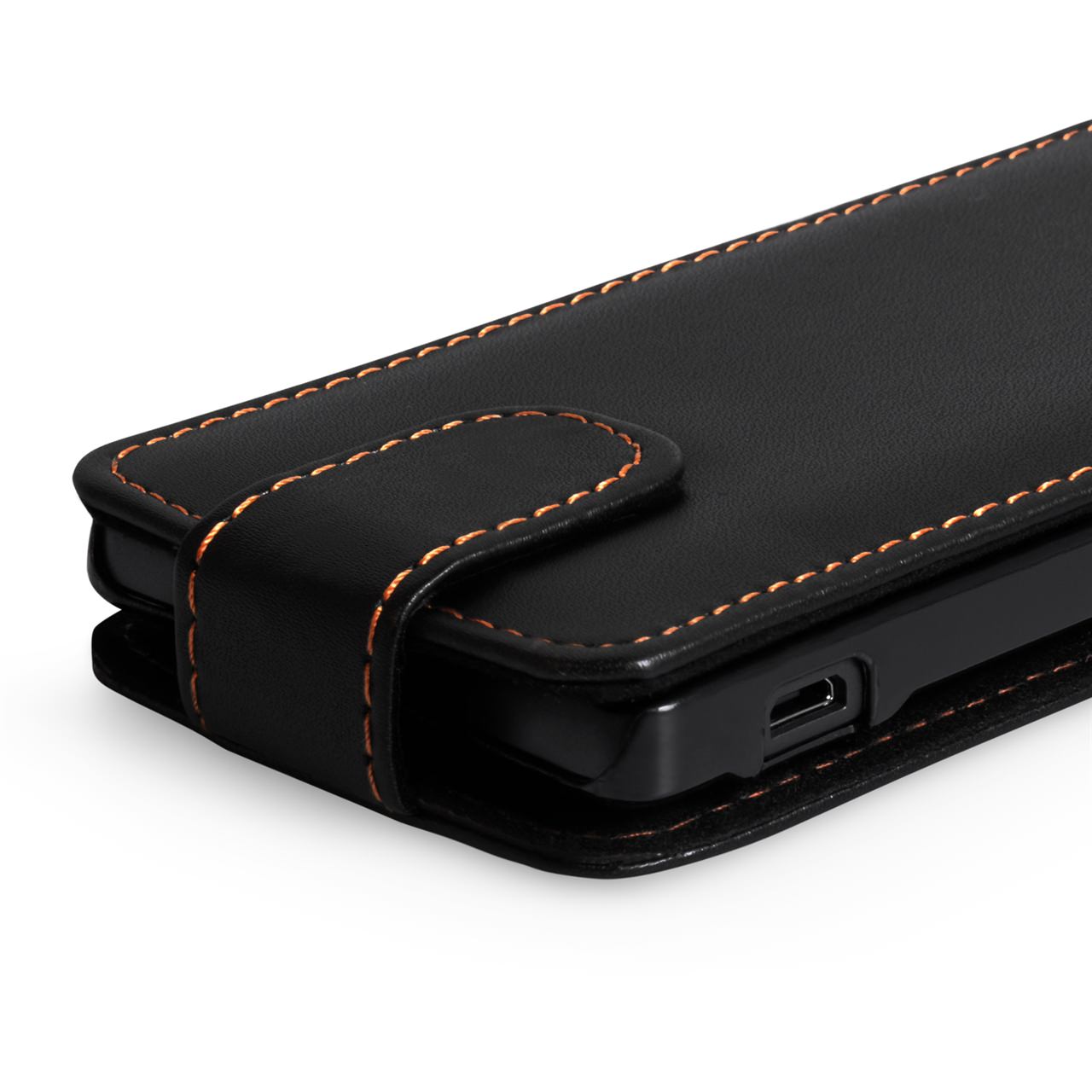 YouSave Accessories Sony Xperia SP Leather-Effect Flip Case - Black