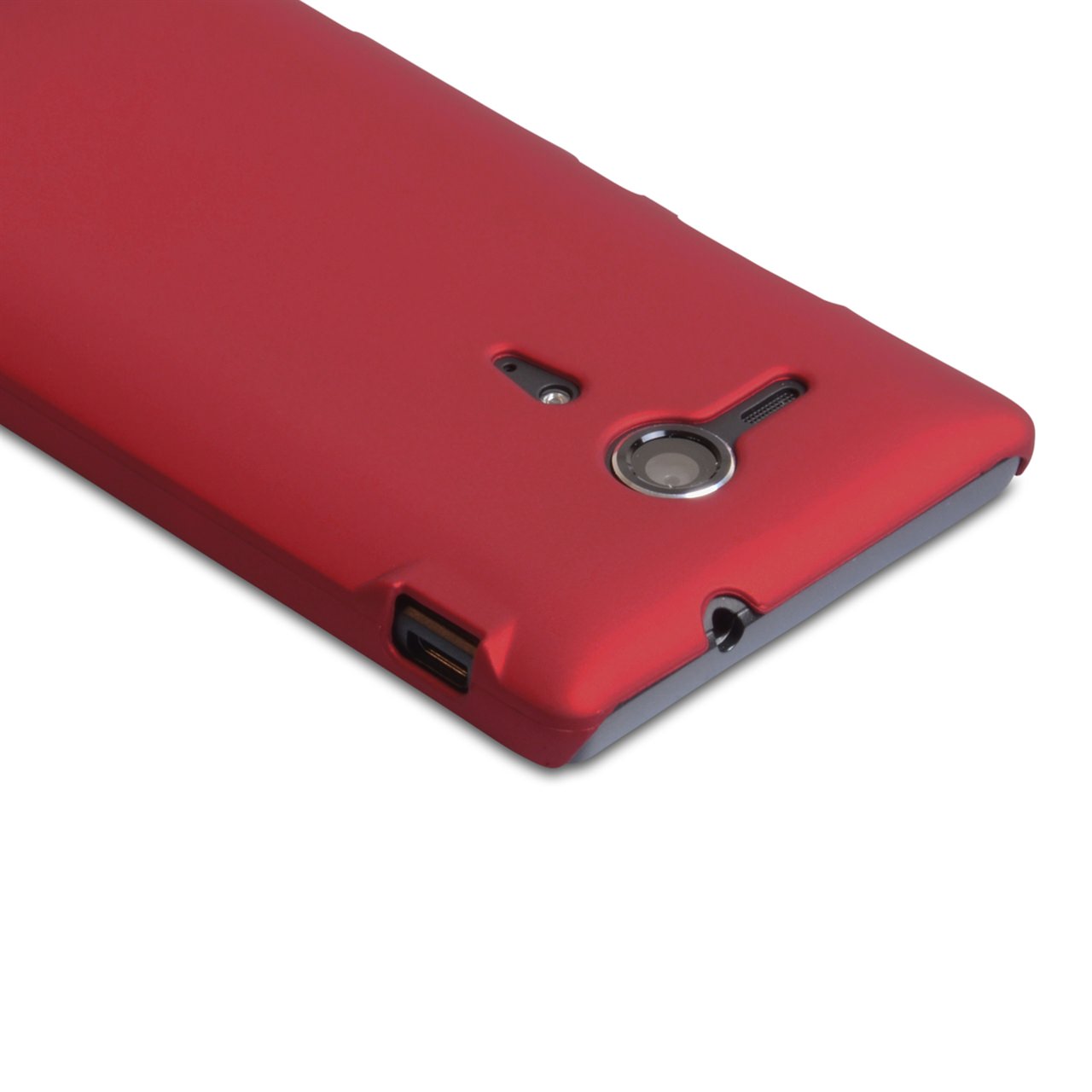 YouSave Accessories Sony Xperia SP Hard Hybrid Case - Red
