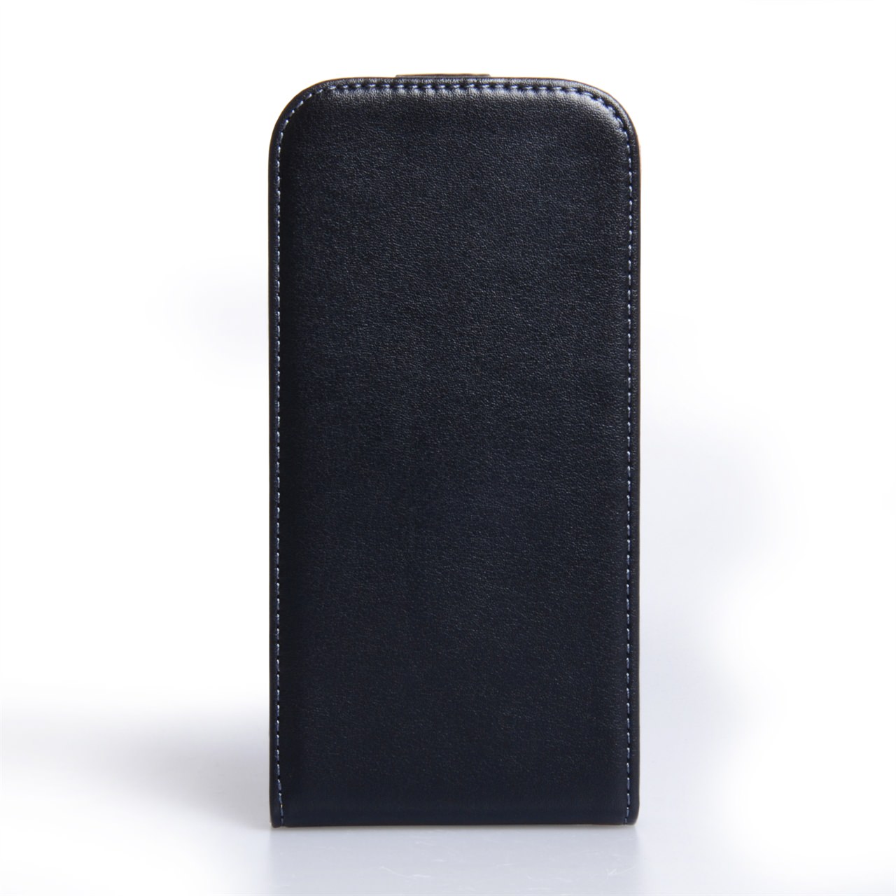 Caseflex Samsung Galaxy S4 Real Leather Black Flip Case 