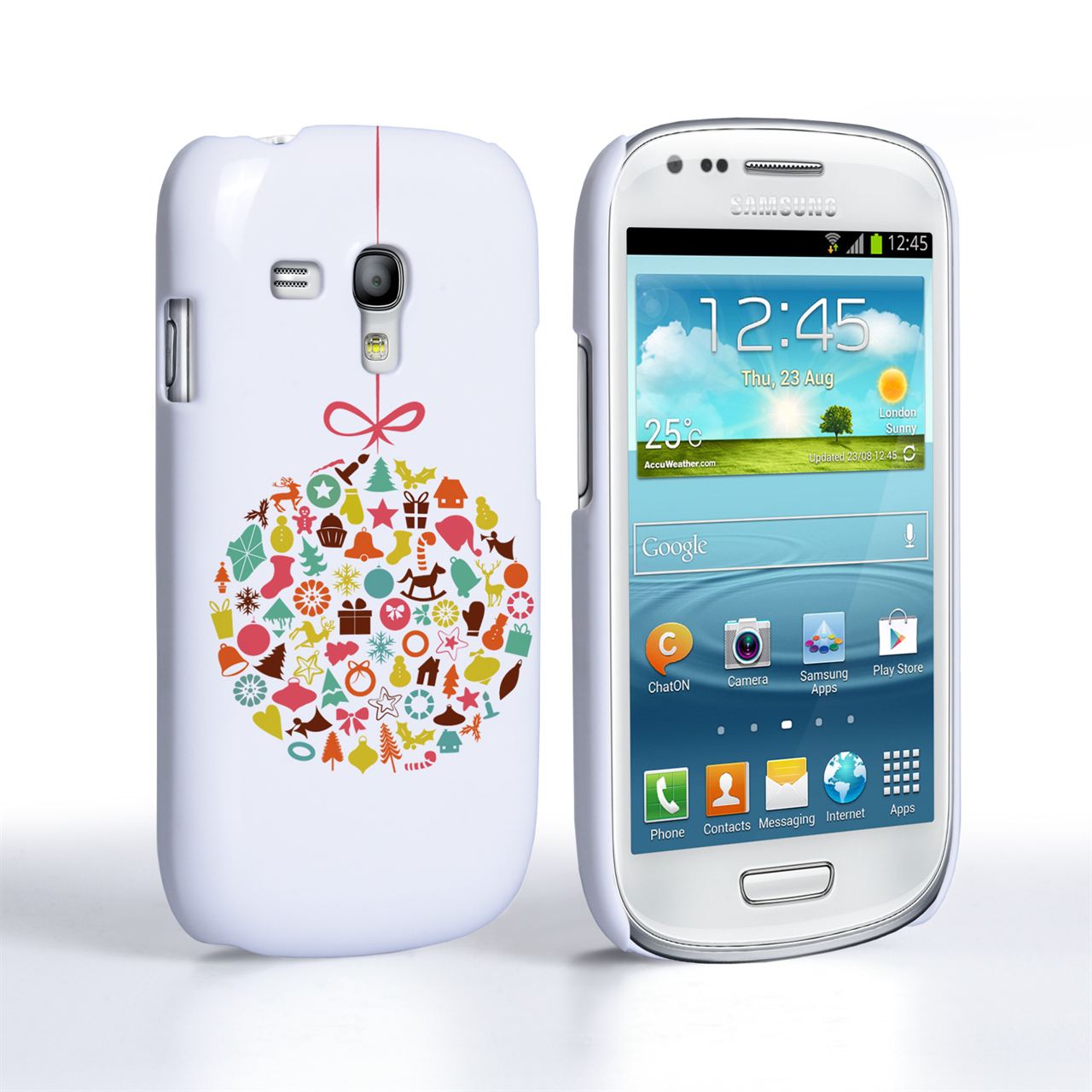 Samsung Galaxy S3 Mini Christmas Bauble Decorations Case