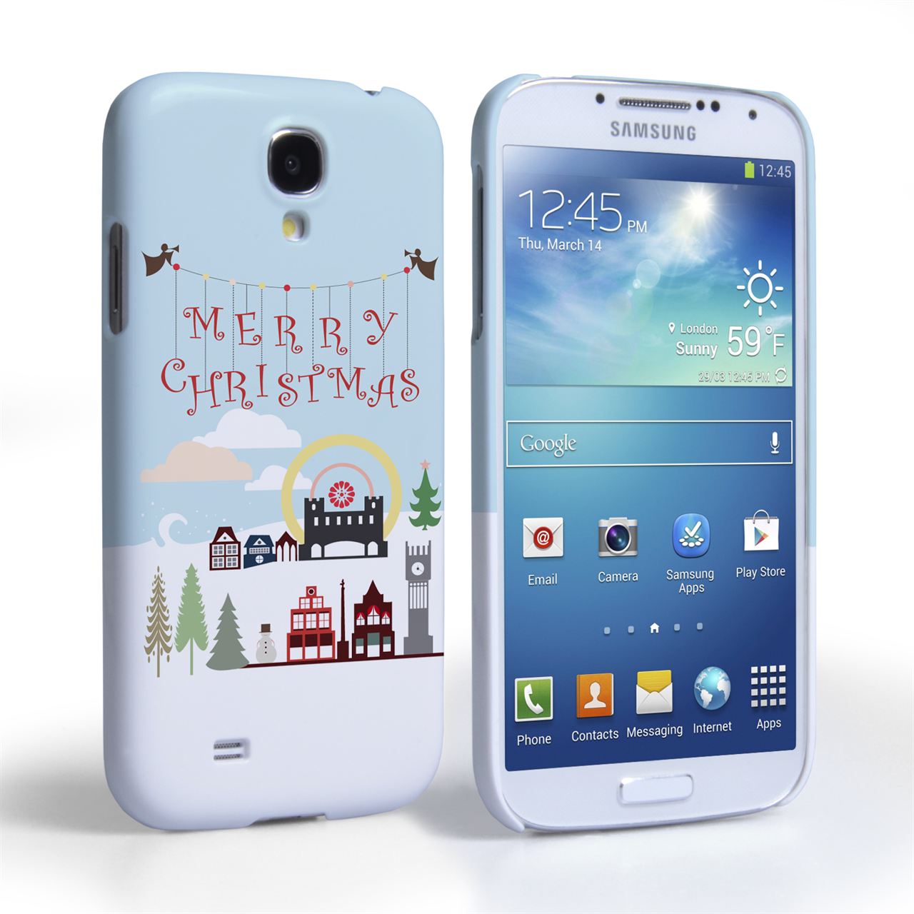 Caseflex Samsung Galaxy S4 Merry Christmas Case