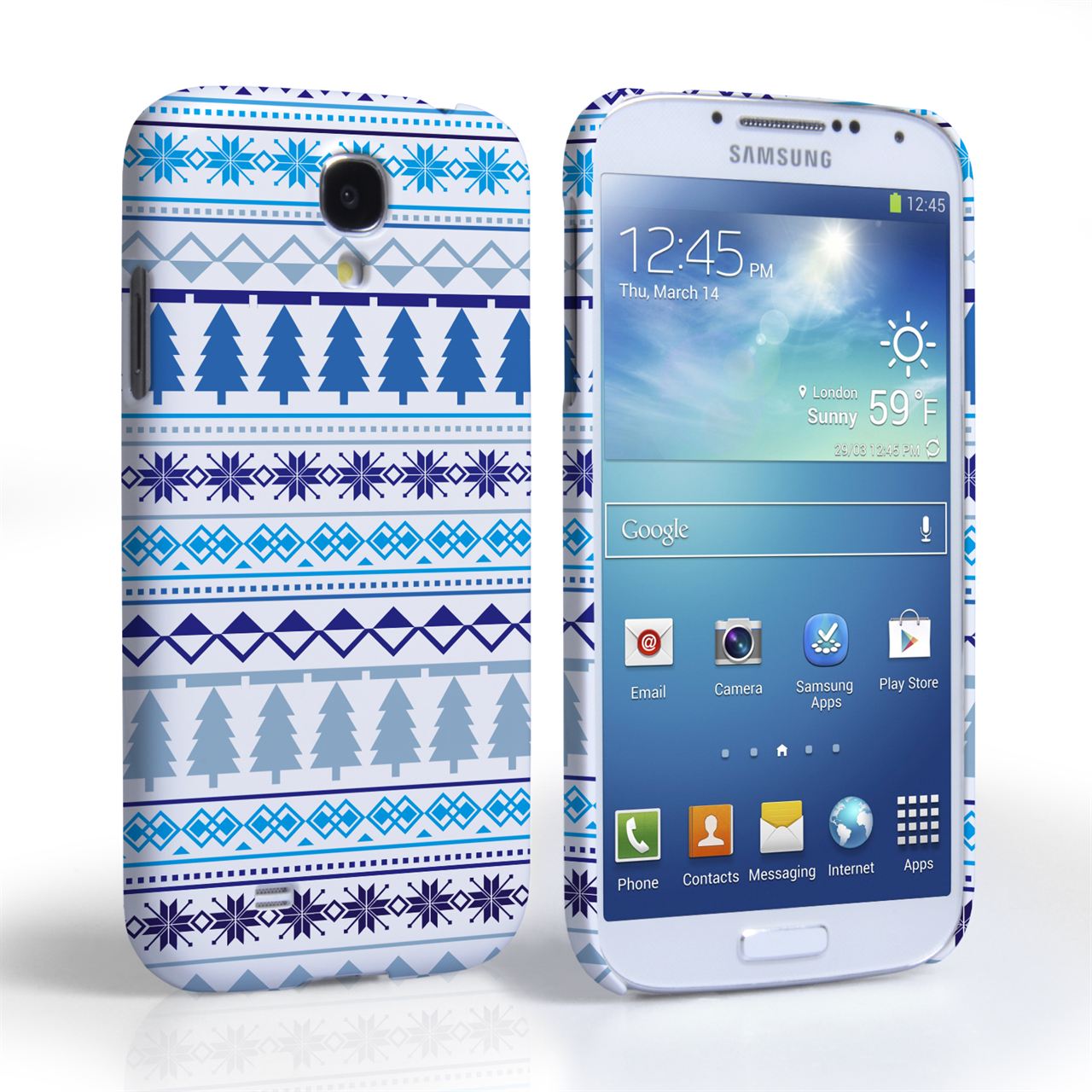 Caseflex Samsung Galaxy S4 Christmas Tree Pattern Case