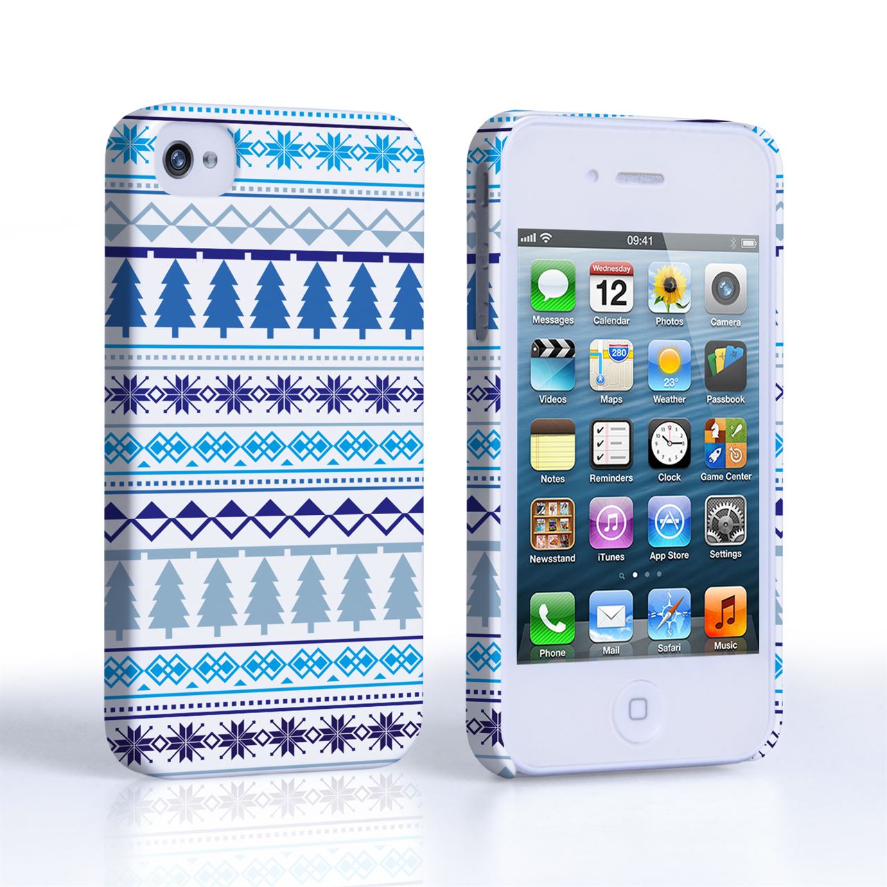 Caseflex iPhone 4 / 4S Christmas Tree Pattern Case