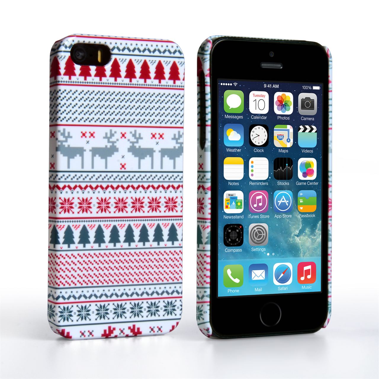 Caseflex iPhone 5 / 5S Reindeer Christmas Jumper Case