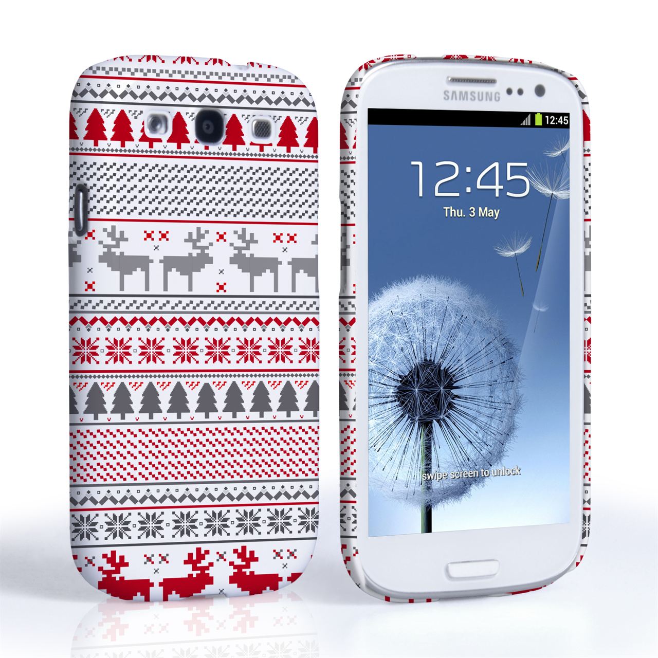 Caseflex Samsung Galaxy S3 Reindeer Christmas Jumper Case