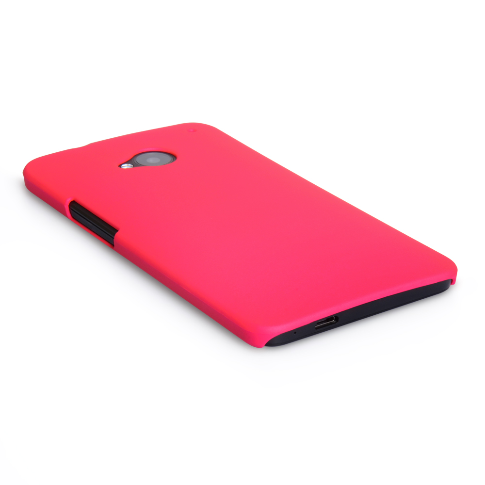 YouSave Accessories HTC One Hard Hybrid Case - Hot Pink