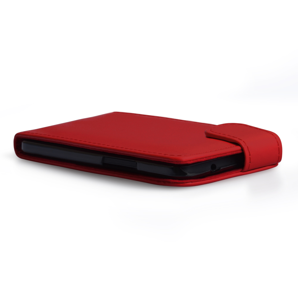 YouSave Accessories HTC One Leather Effect Flip Case - Red