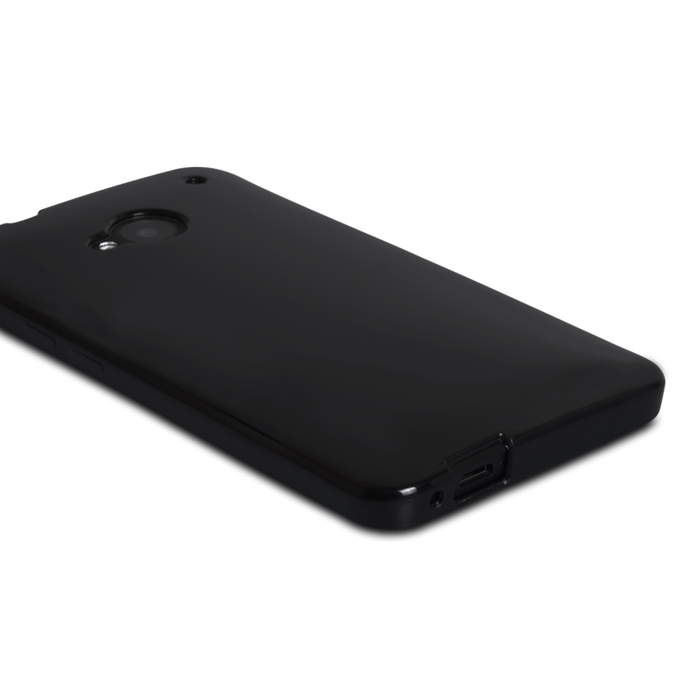 YouSave Accessories HTC One Silicone Gel Case - Black