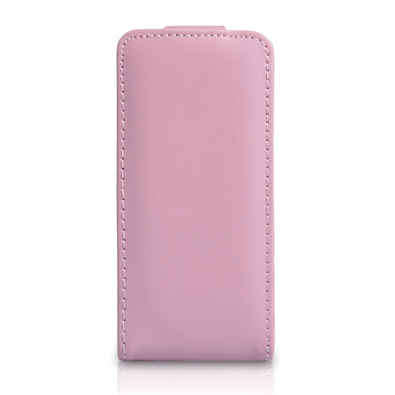 YouSave Accessories iPhone 5C Leather Effect Flip Case - Baby Pink