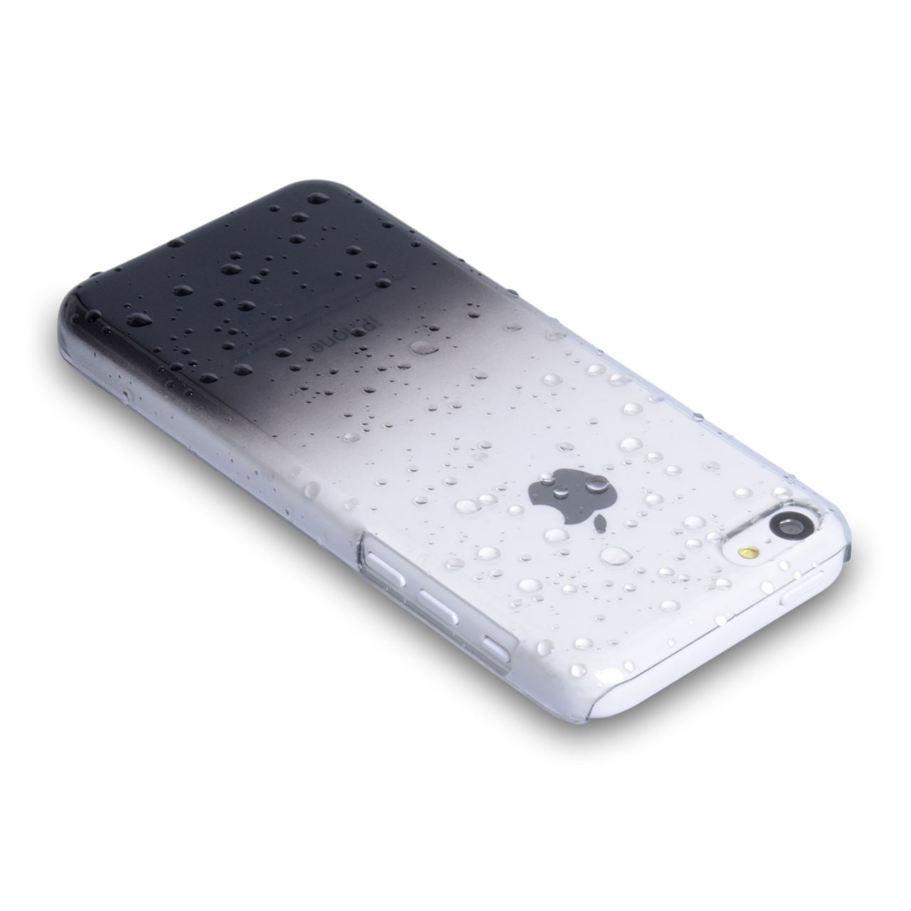 YouSave Accessories iPhone 5C Raindrop Hard Case - Black