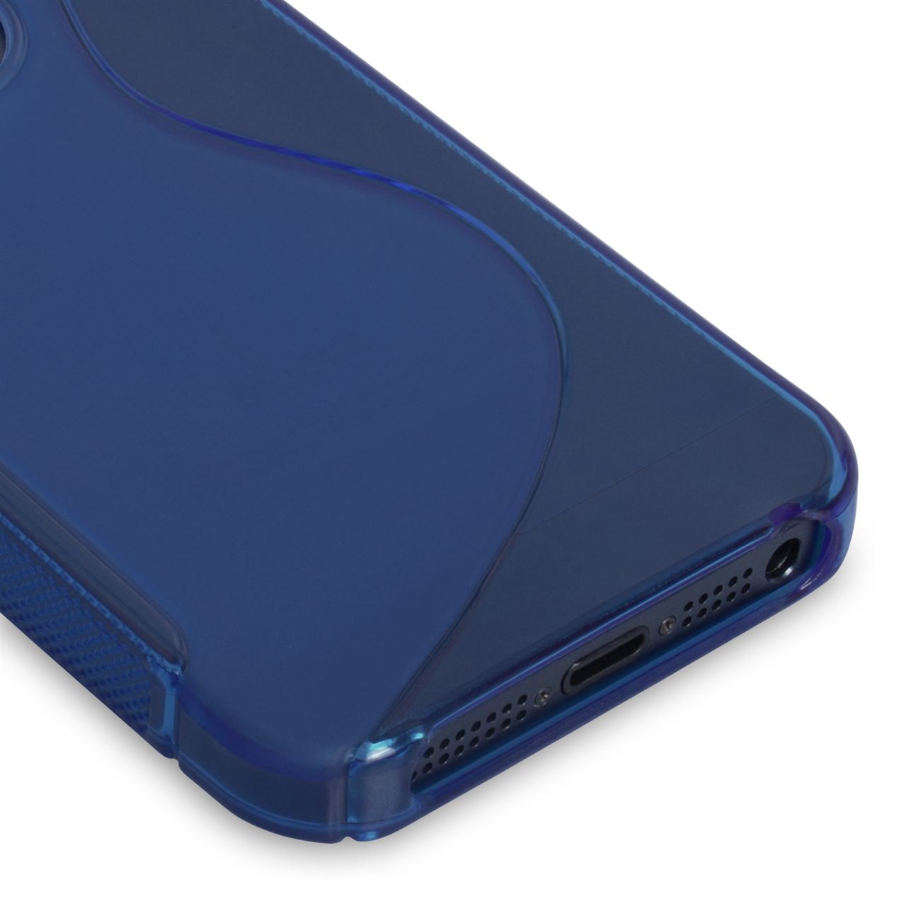 Caseflex  iPhone 5 / 5S Caseflex S-Line Gel Case - Blue