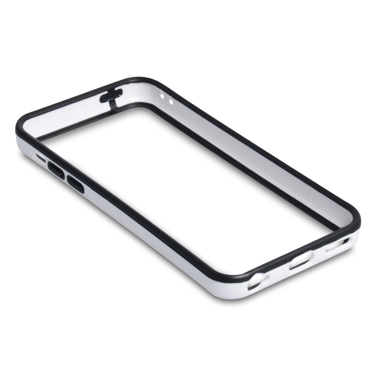 YouSave Accessories iPhone 5C Bumper Case - White and Black