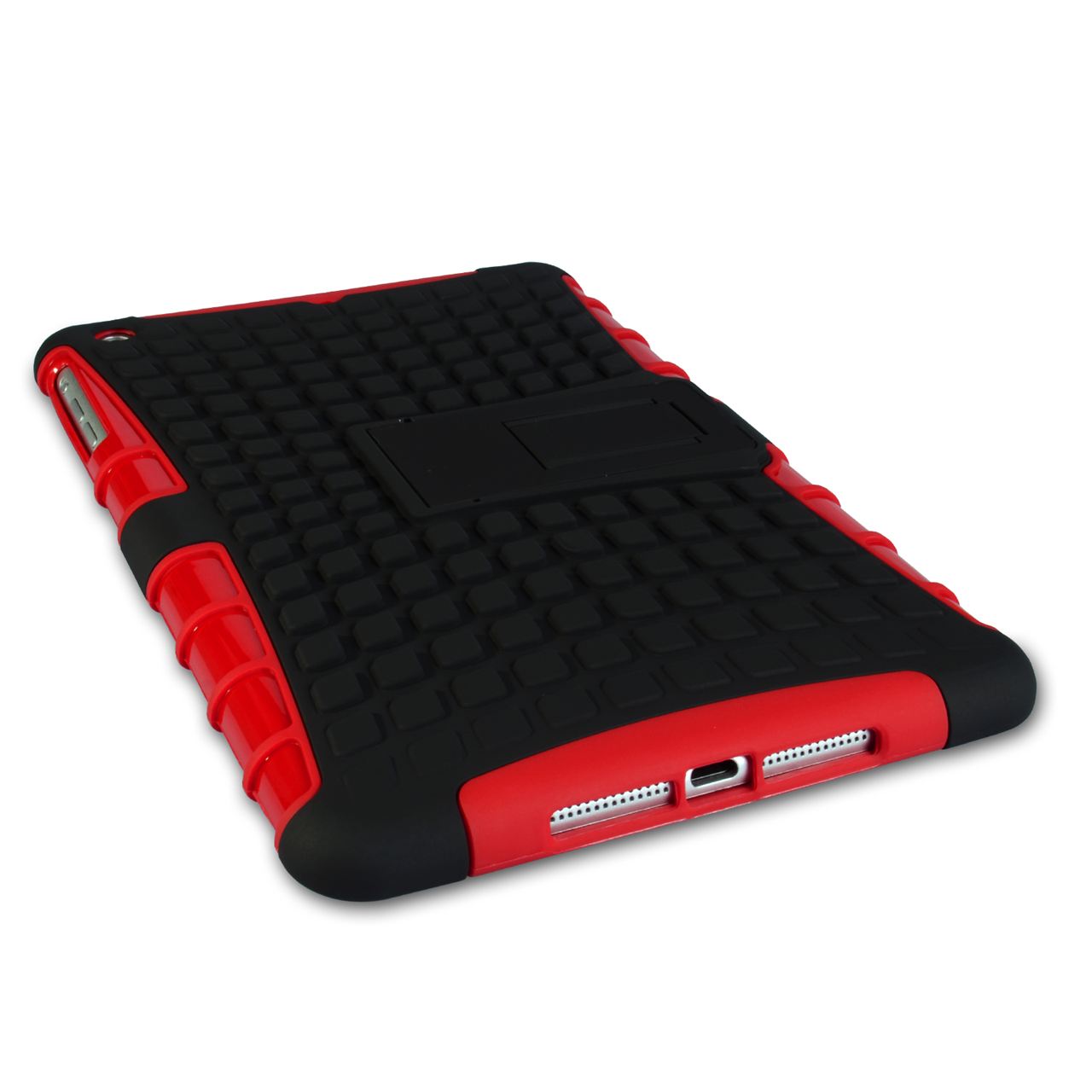 Caseflex iPad Mini 2 Tough Stand Cover - Red