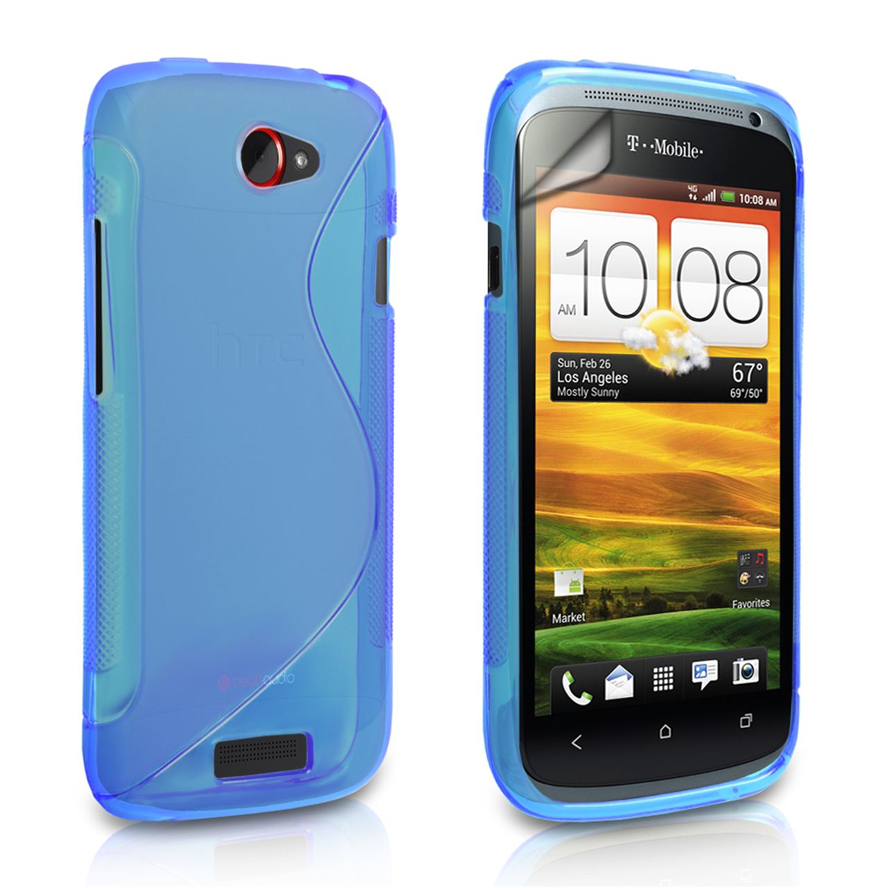 Caseflex HTC One S S-Line Case - Blue