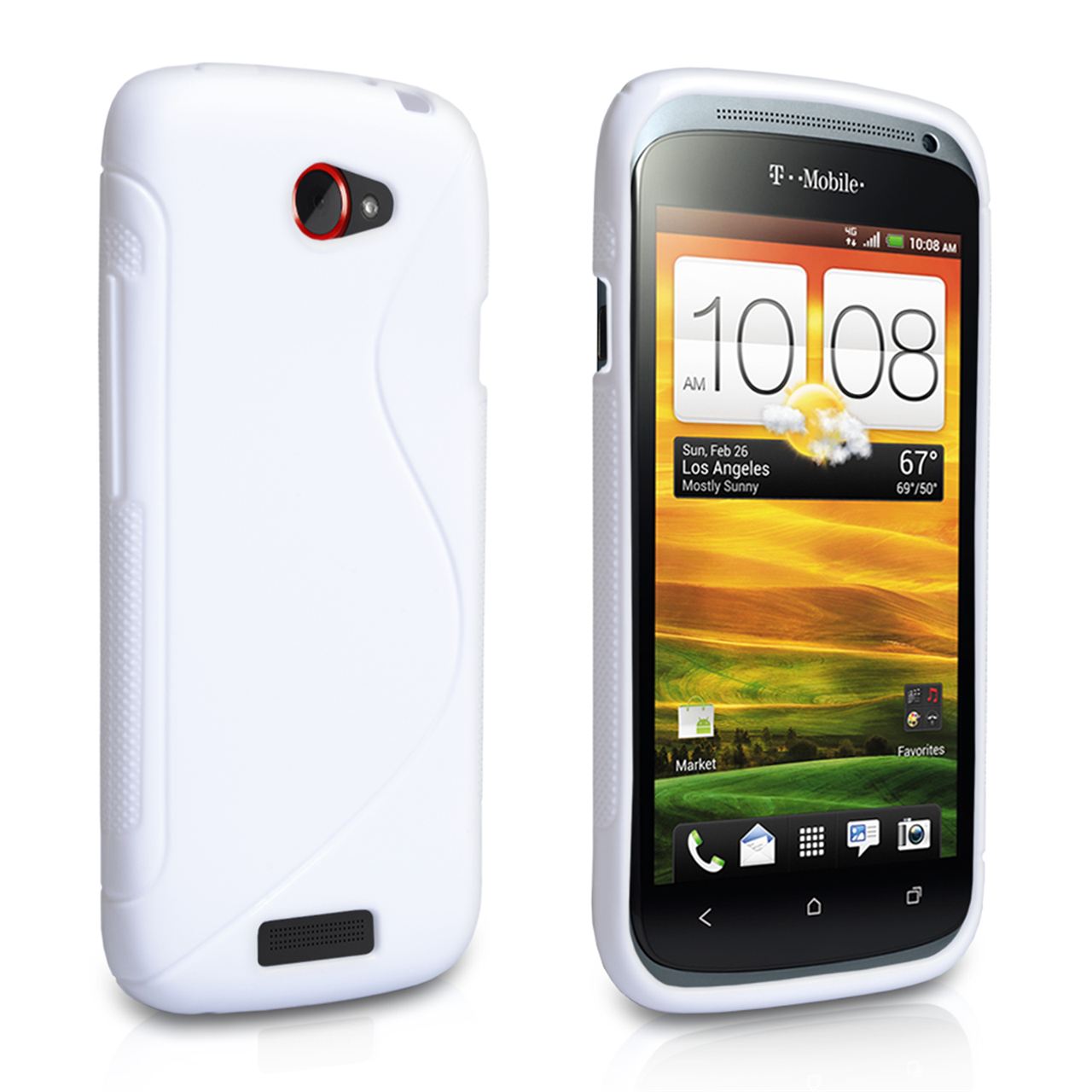 Caseflex HTC One S S-Line Case - White