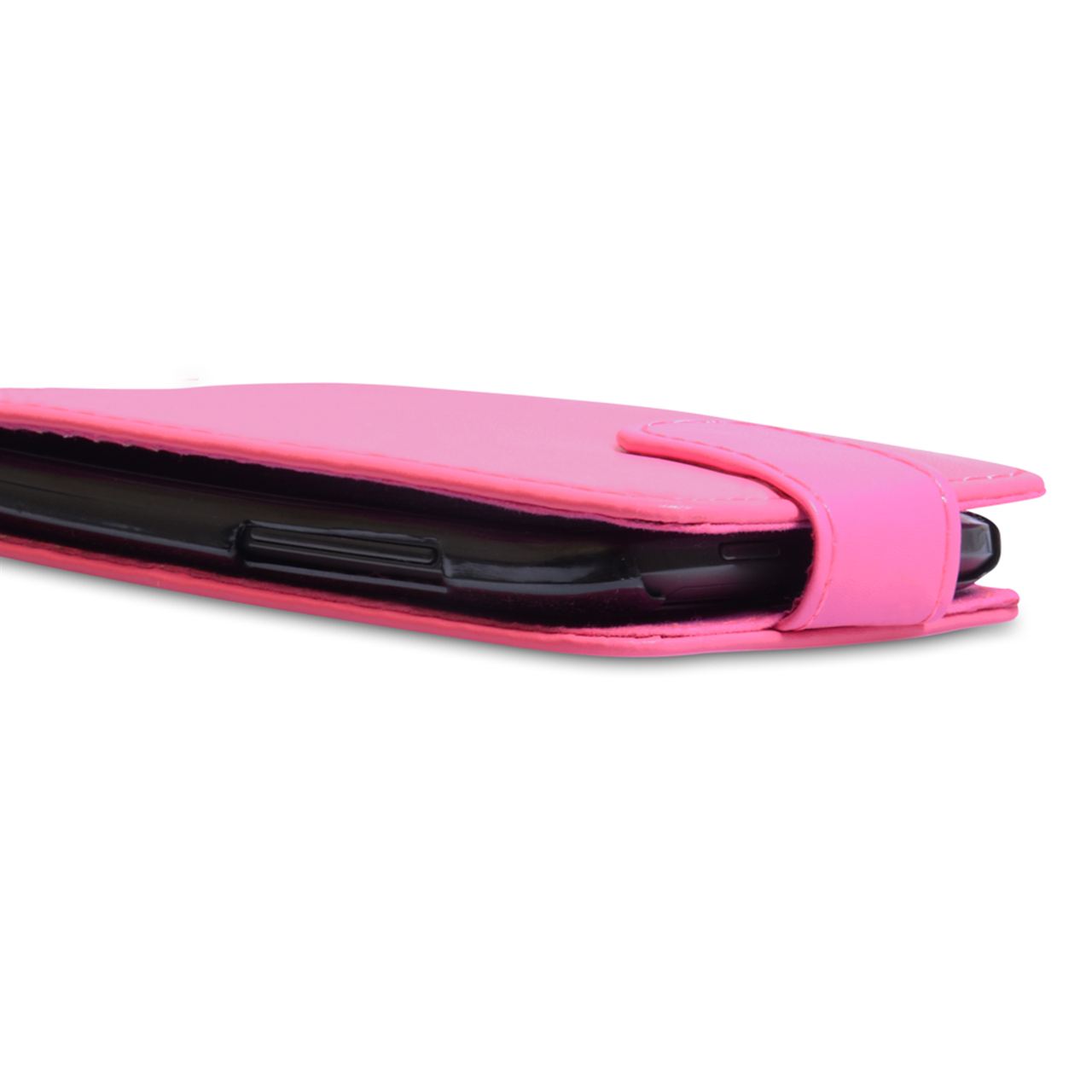 YouSave Accessories HTC One X Leather-Effect Flip Case - Hot Pink