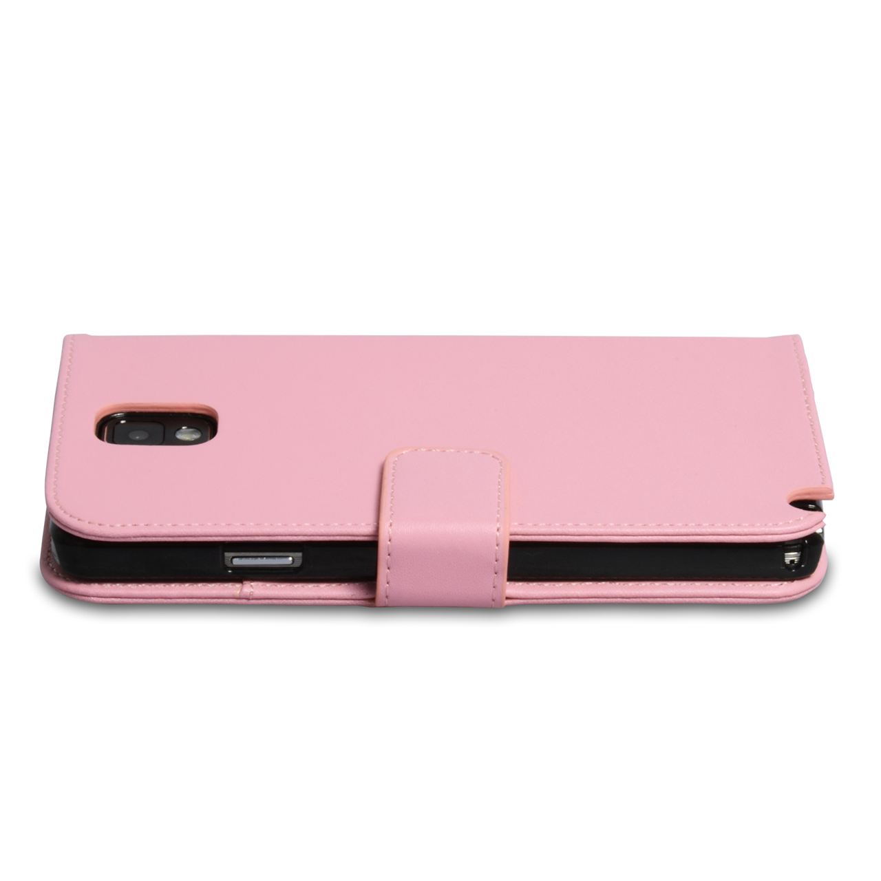 YouSave Samsung Galaxy Note 3 Leather Effect Wallet Case - Baby Pink