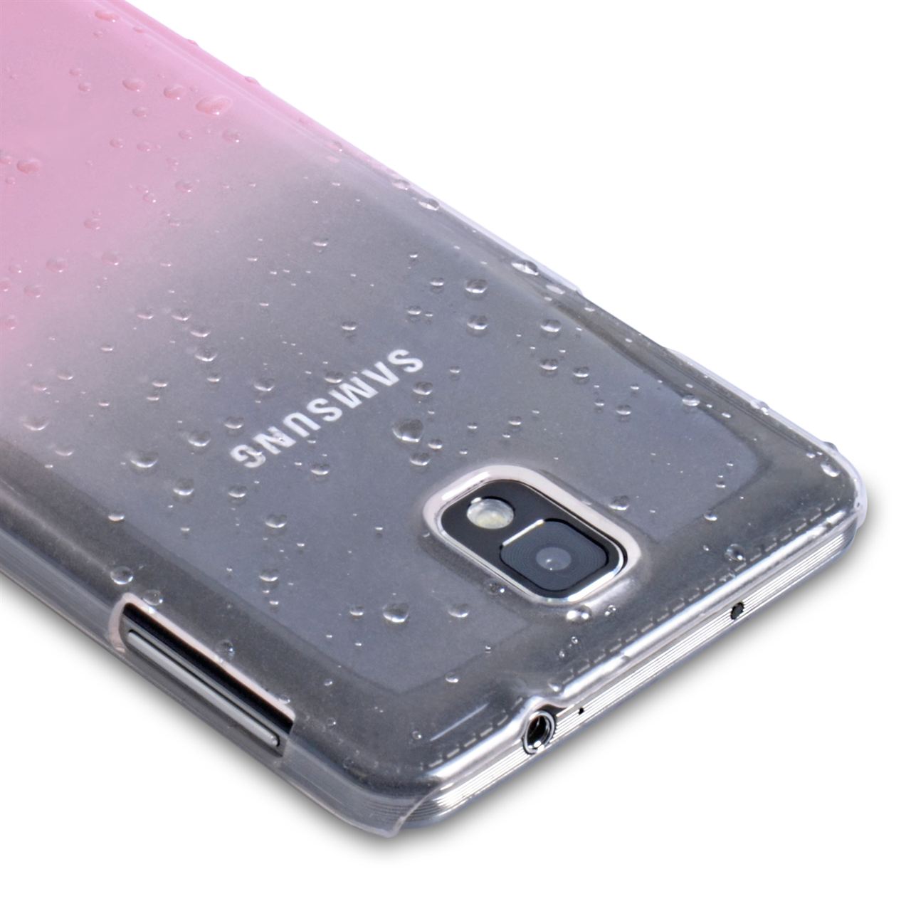 YouSave Samsung Galaxy Note 3 Waterdrop Hard Case - Baby Pink