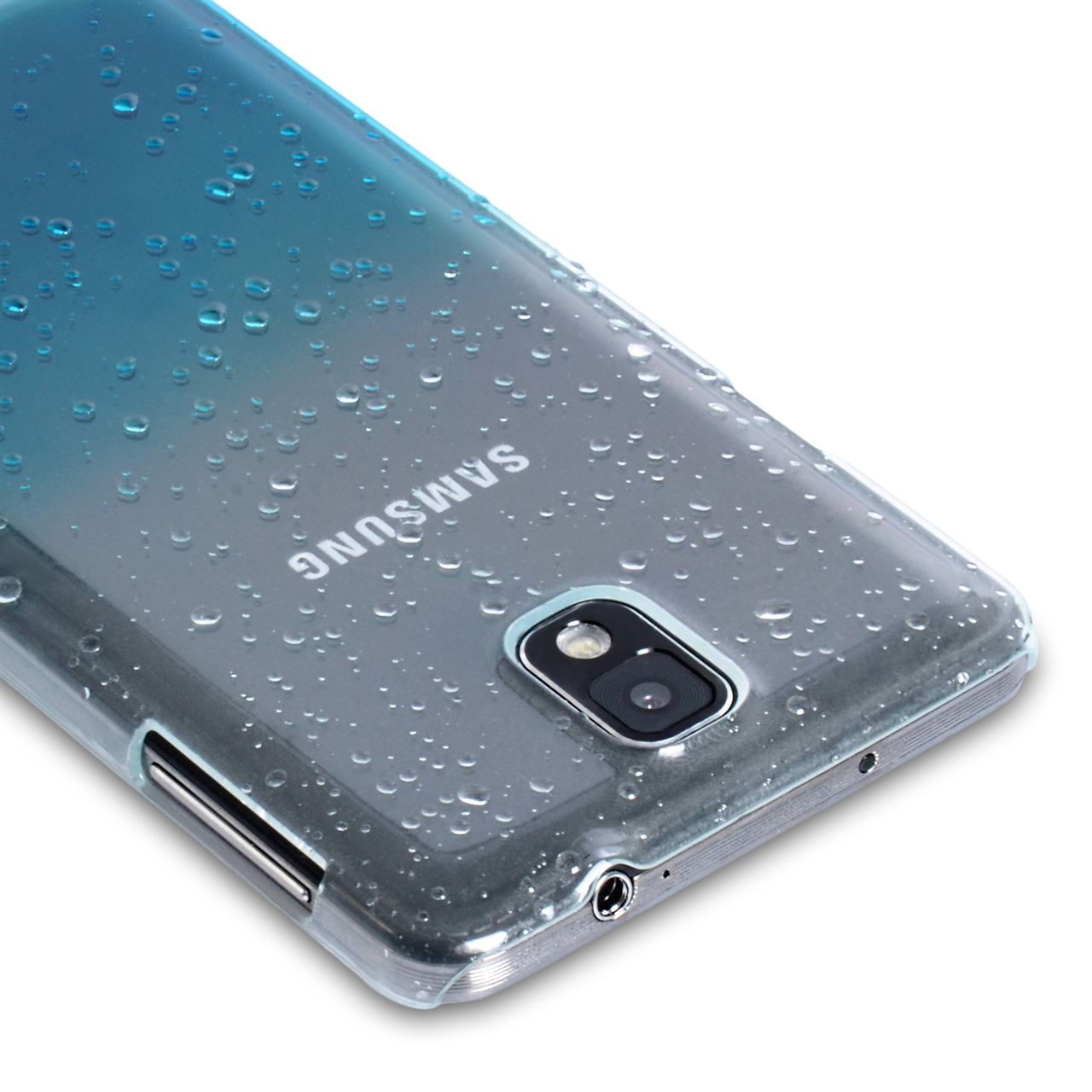 YouSave Accessories Samsung Galaxy Note 3 Waterdrop Hard Case - Blue