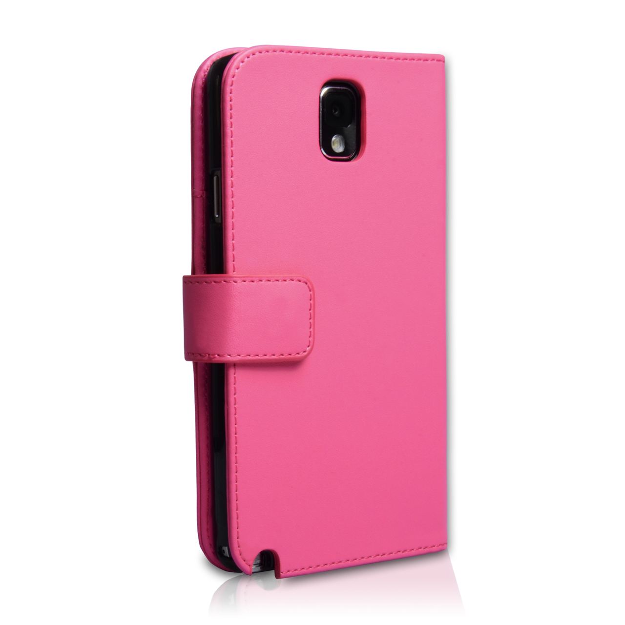 YouSave Samsung Galaxy Note 3 Leather Effect Wallet Case - Hot Pink