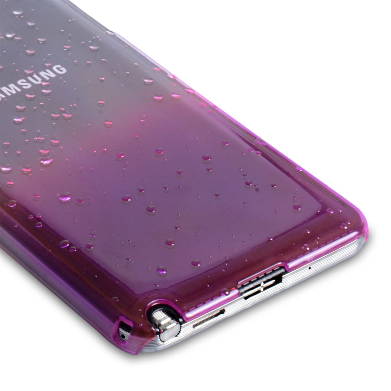 YouSave Accessories Samsung Galaxy Note 3 Waterdrop Hard Case - Purple