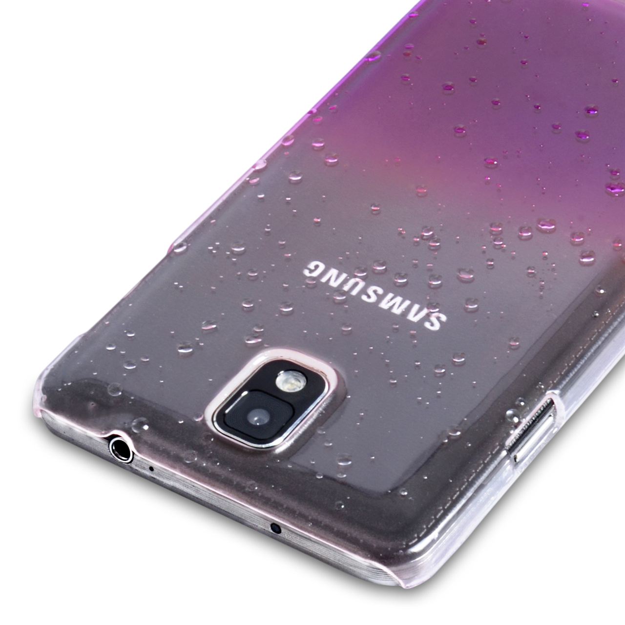 YouSave Accessories Samsung Galaxy Note 3 Waterdrop Hard Case - Purple