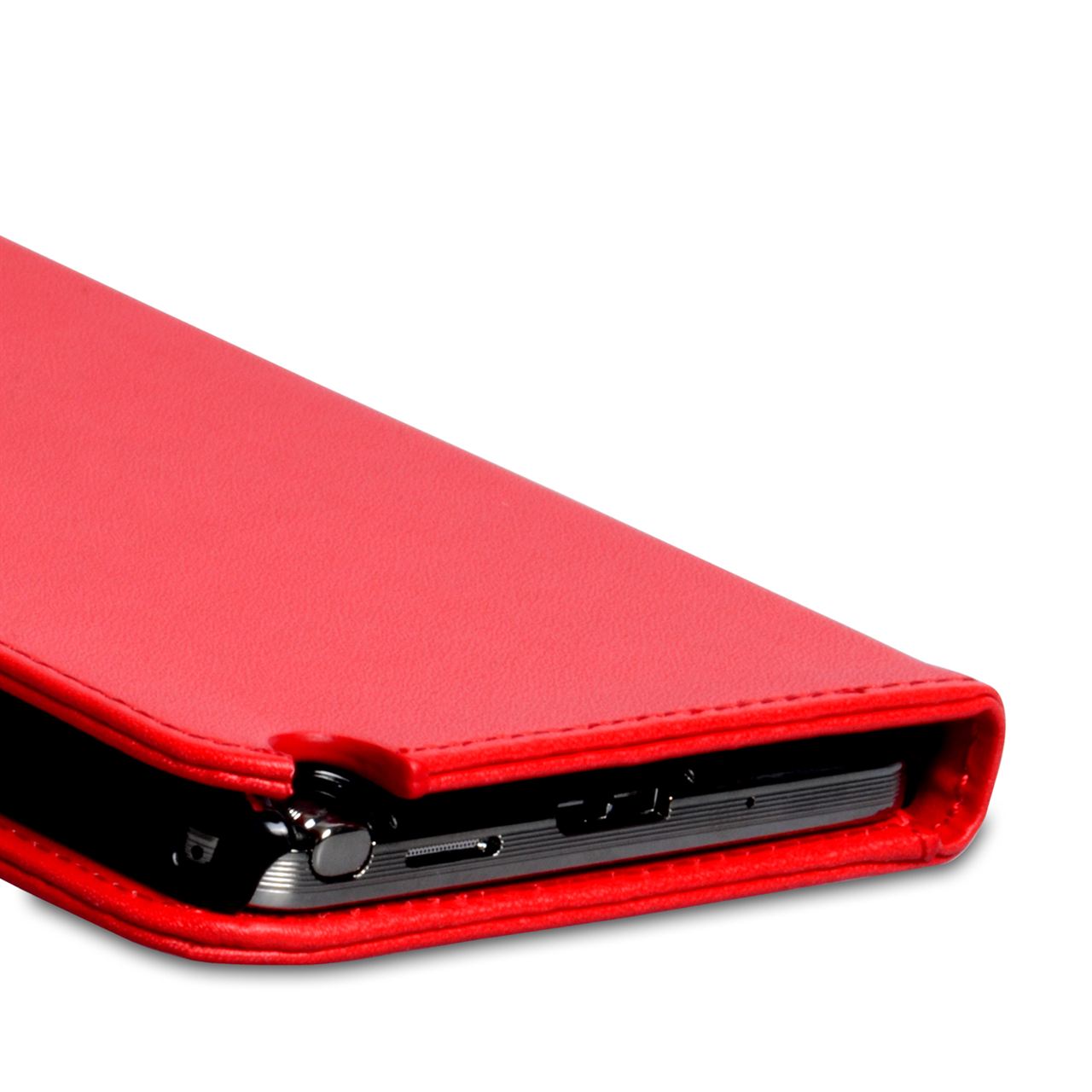 YouSave Samsung Galaxy Note 3 Leather Effect Wallet Case - Red