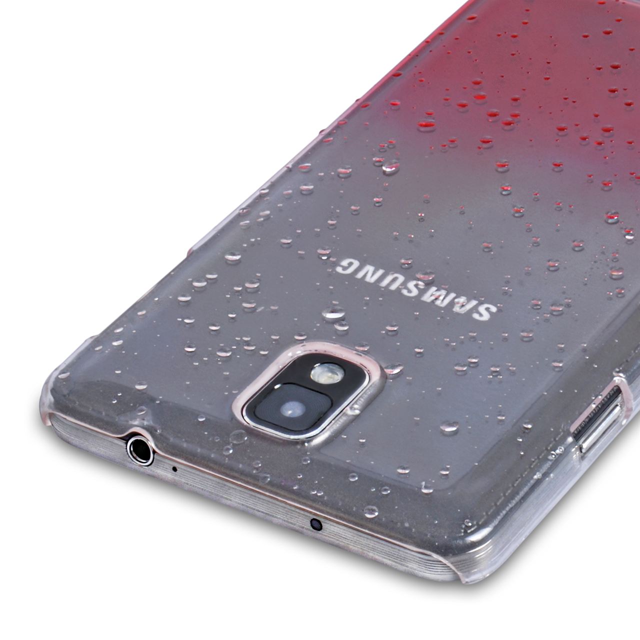 YouSave Accessories Samsung Galaxy Note 3 Waterdrop Hard Case - Red