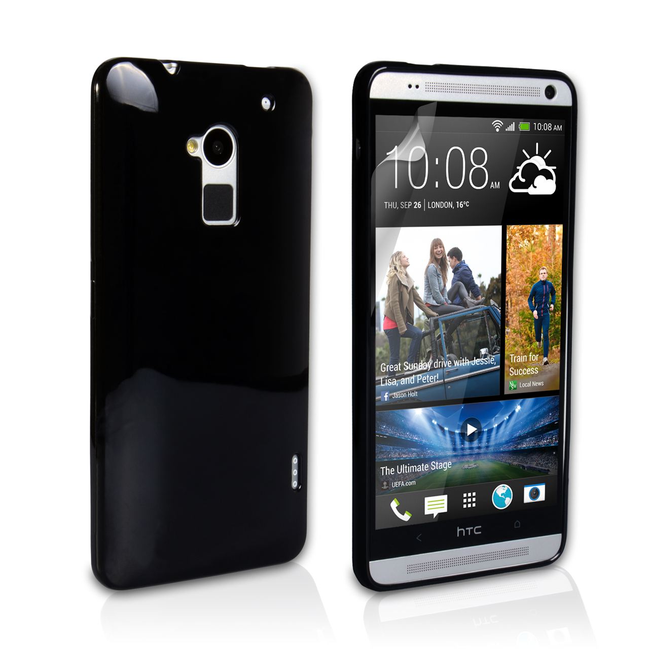 YouSave Accessories HTC One Max Gel Case - Black
