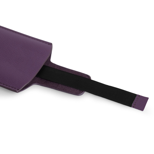 Caseflex Medium Textured Faux Leather Phone Pouch - Purple