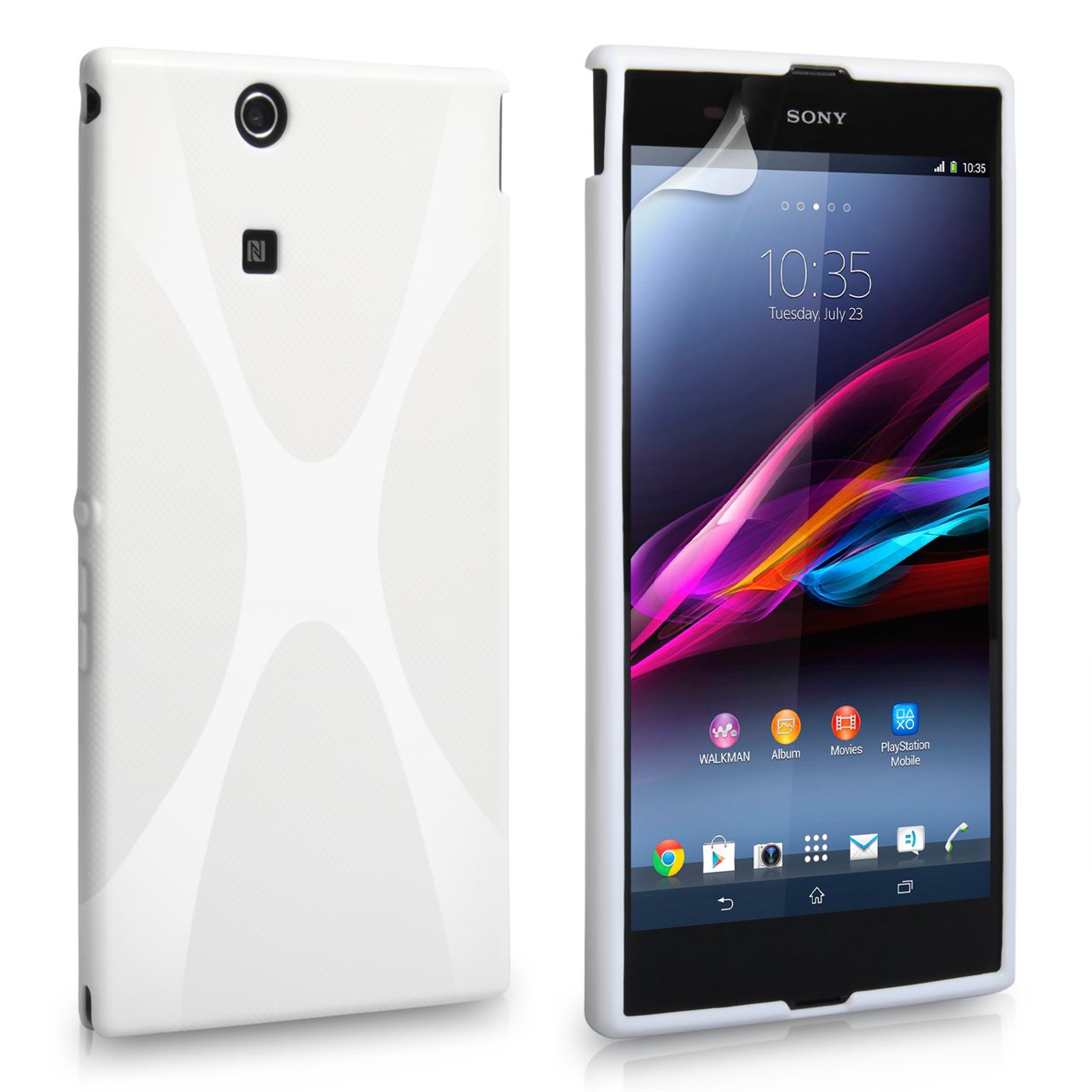 YouSave Accessories Sony Xperia Z Ultra X-line Gel Case - White