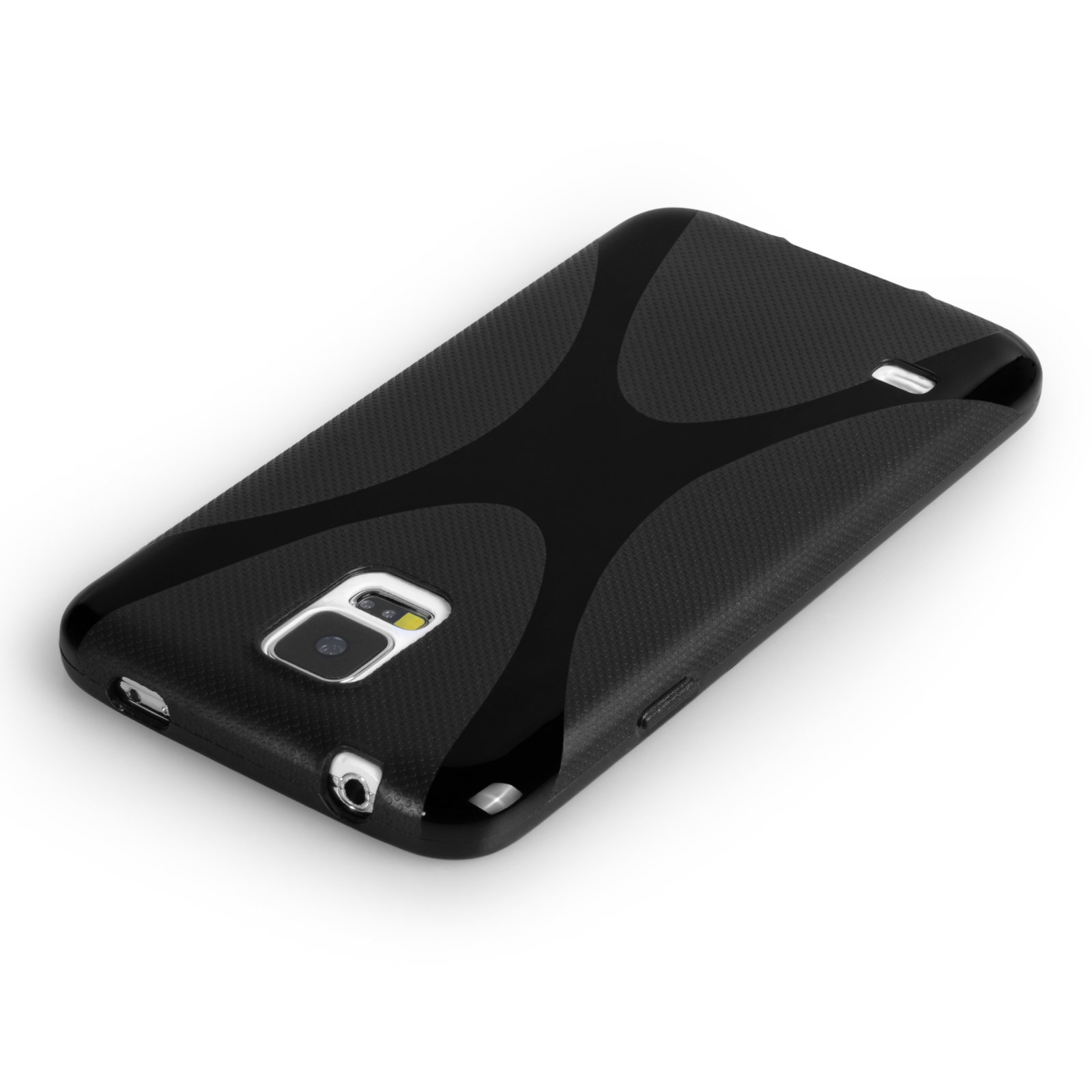YouSave Accessories Samsung Galaxy S5 Silicone Gel X-Line Case - Black