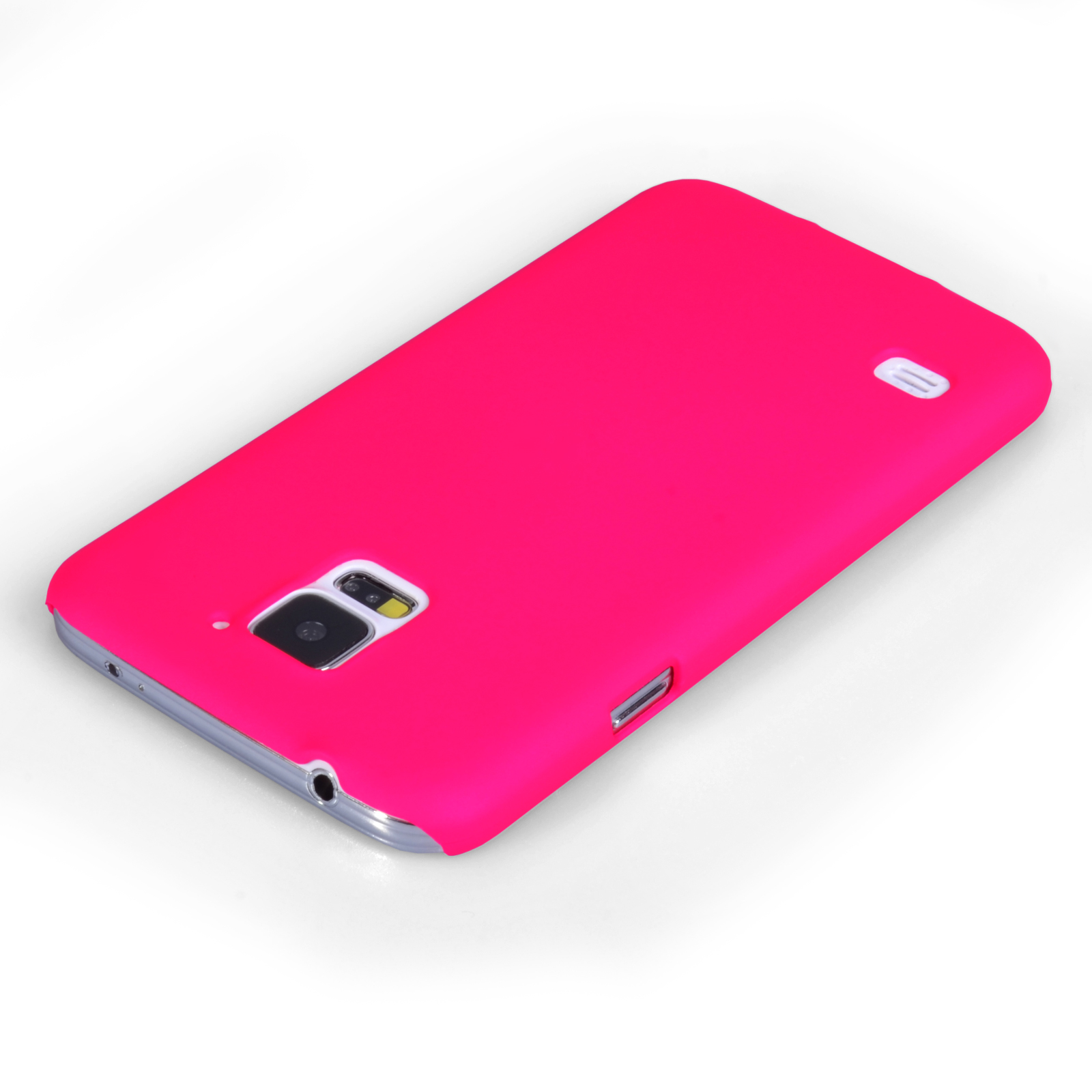 YouSave Accessories Samsung Galaxy S5 Hard Hybrid Case - Hot Pink