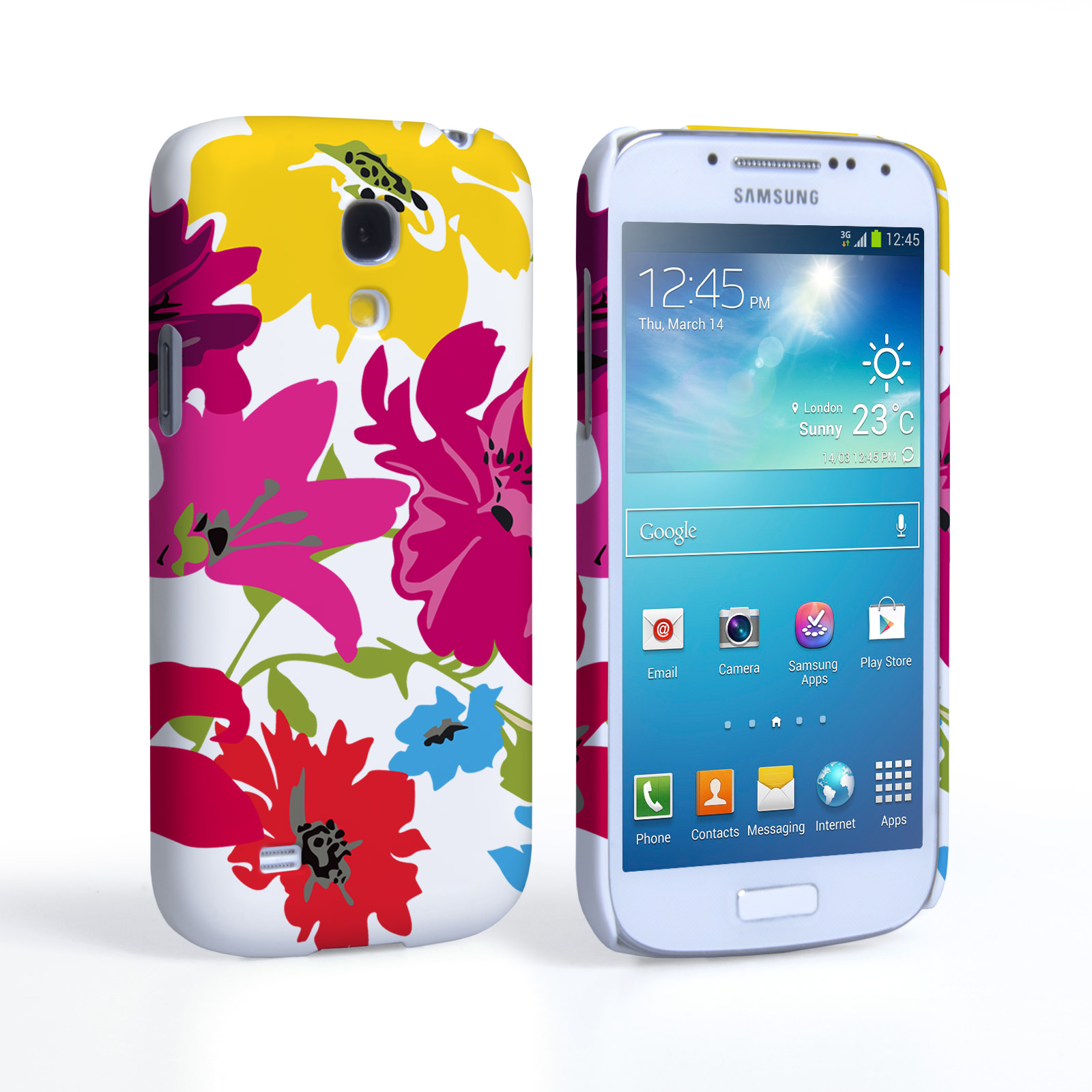 Caseflex Samsung Galaxy S4 Mini Retro Flower Bouquet Case 