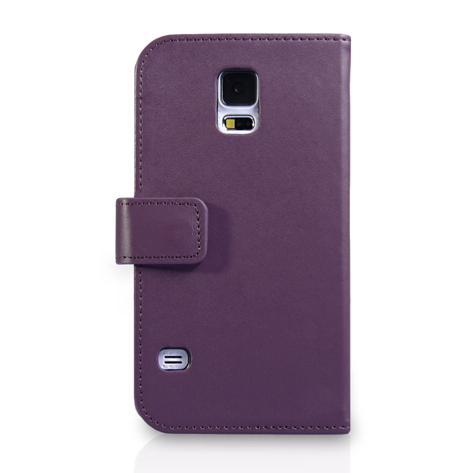 YouSave Samsung Galaxy S5 Leather-Effect Wallet Case - Purple